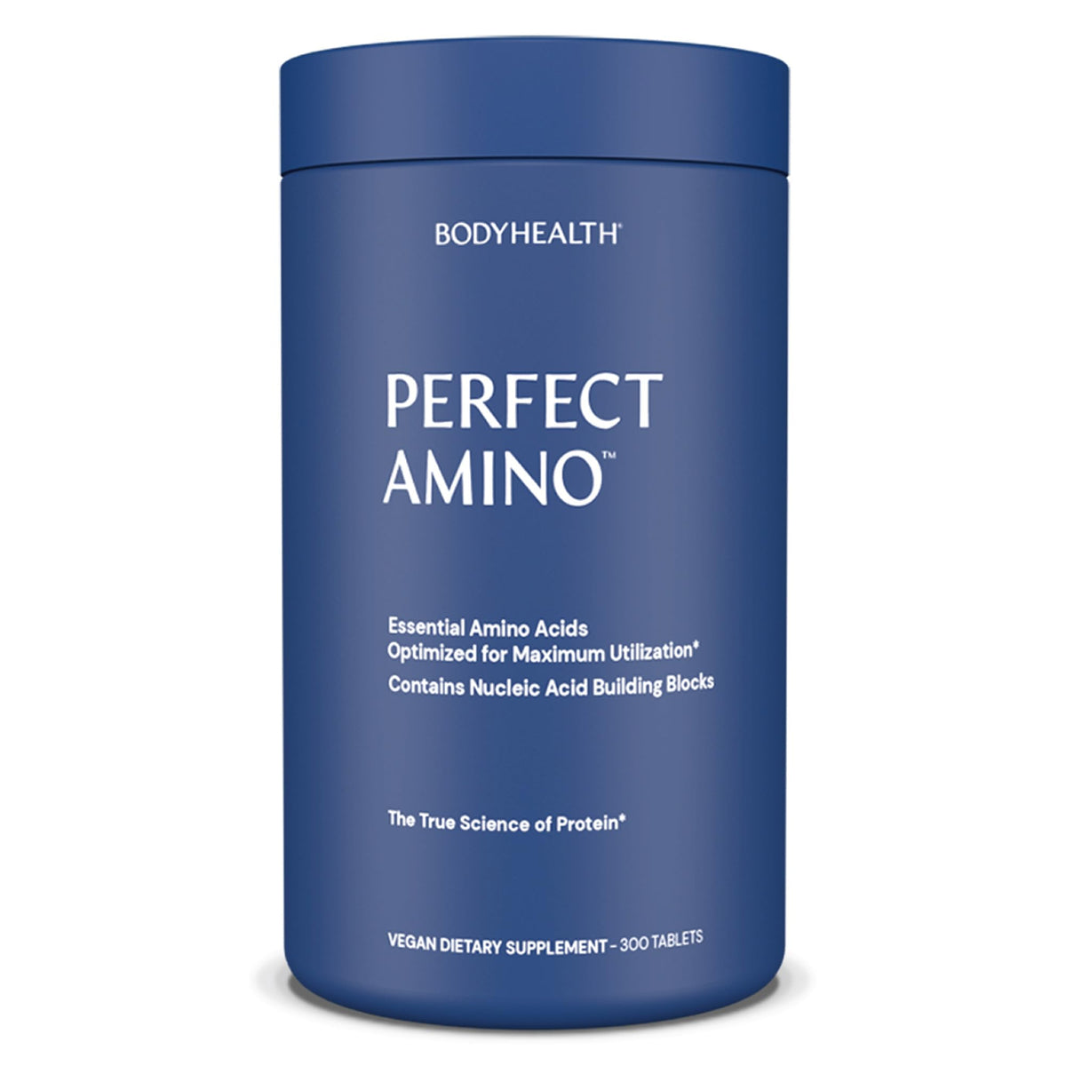 BodyHealth PerfectAmino (300 Tabletten) Essentielle Aminosäuren mit BCAA und EAA, Muskelerholung, mehr Energie & Ausdauer, 99% Verwertung, veganes verzweigtkettiges Protein vor/nach dem Training