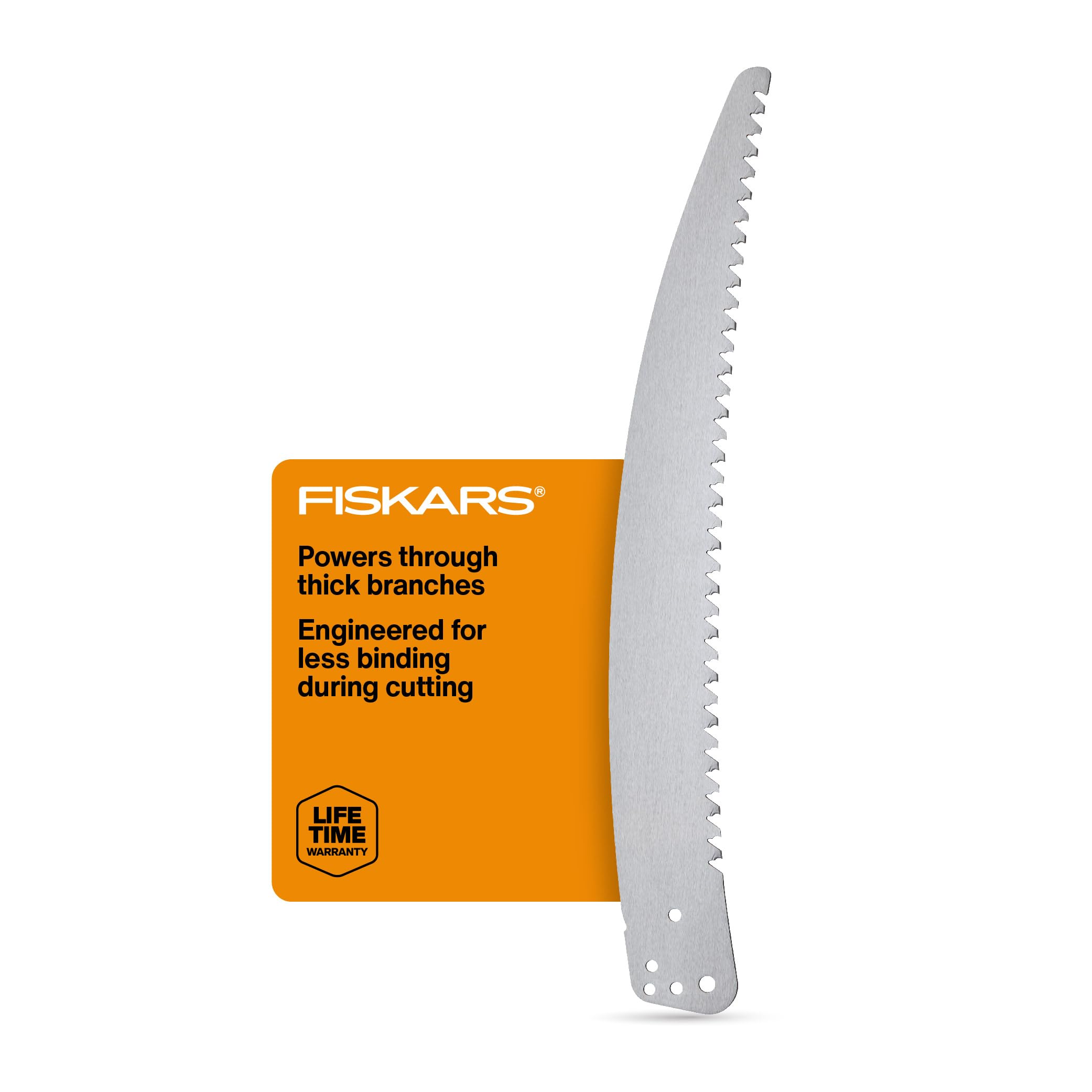 Fiskars Pole Saw Blade Replacement for Fiskars Pruning Saws and Tree Pruners, 15" Blade with Woodzig Chainsaw-Style Tooth Design