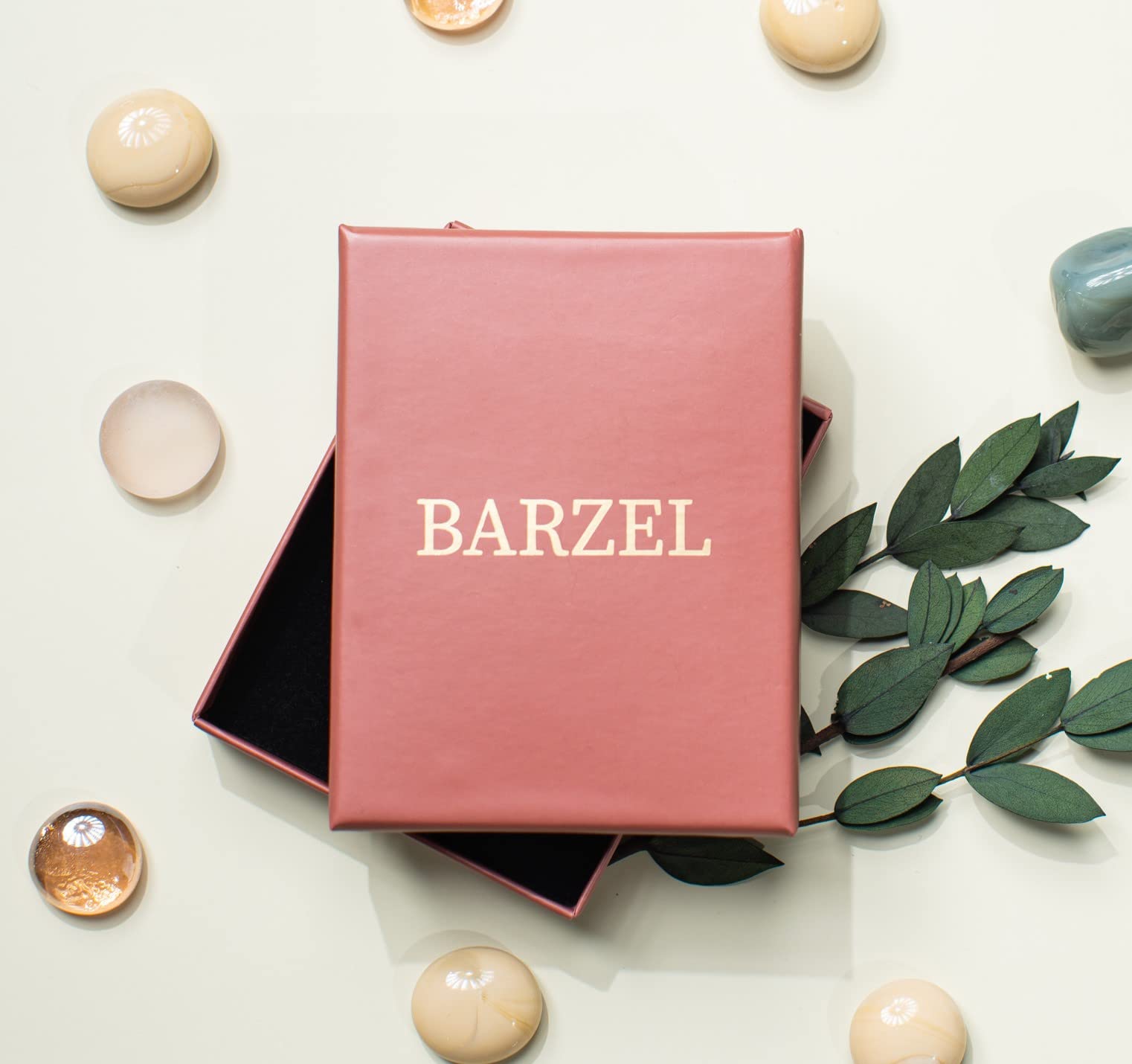 Barzel 18K Gold Plated Ball Stud Earrings Set, Sizes 3-10MM, 5 Pack, High Polish Finish Ball Suds