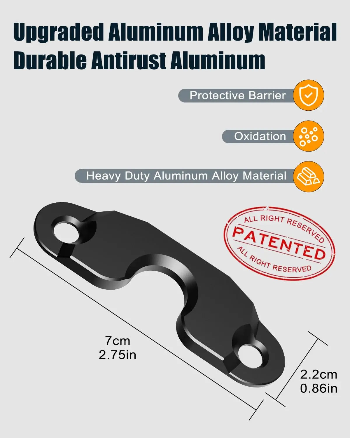 Upgraded Aluminum Alloy Sun Visor Repair Kit for Jeep, Veharvim Heavy Duty Sun Visor Clip Compatible with Jeep Wrangler JK 2018/ JL/Wrangler 2018-2023/ Gladiator 2020-2023