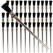 Pro Grade - Acid Brushes - 36 Count 3/8 Inch Boar Hair Acid Flux Brushes