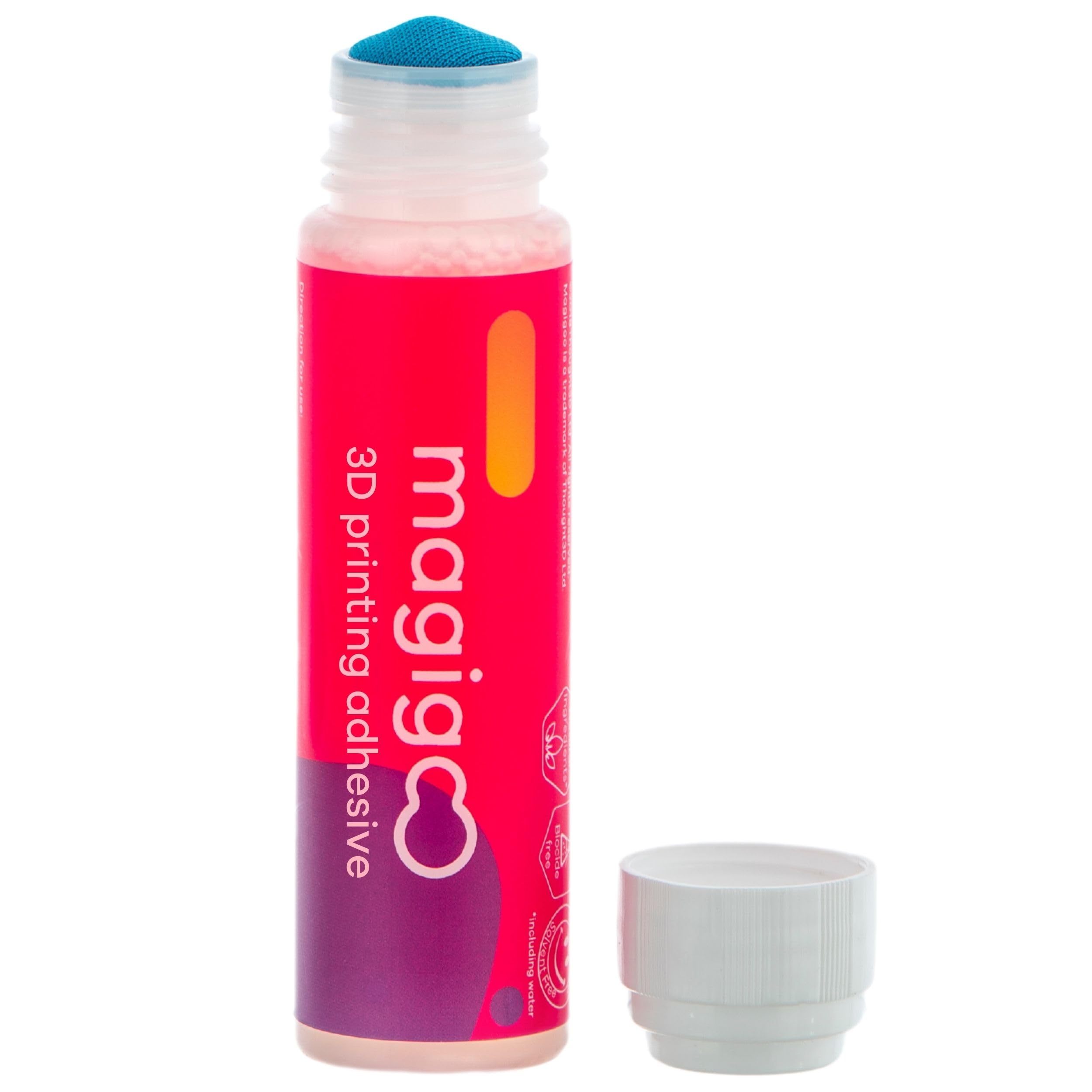 Magigoo - MO2016 غراء لاصق شامل للطابعات ثلاثية الأبعاد - ABS, PLA, PETG, HIPS, وTPU Flex Filament على الزجاج، الألواح المرنة، PEI، Buildtak، كابتون - اكسسوارات، لوازم، ومواد الطباعة ثلاثية الأبعاد (50 مل)