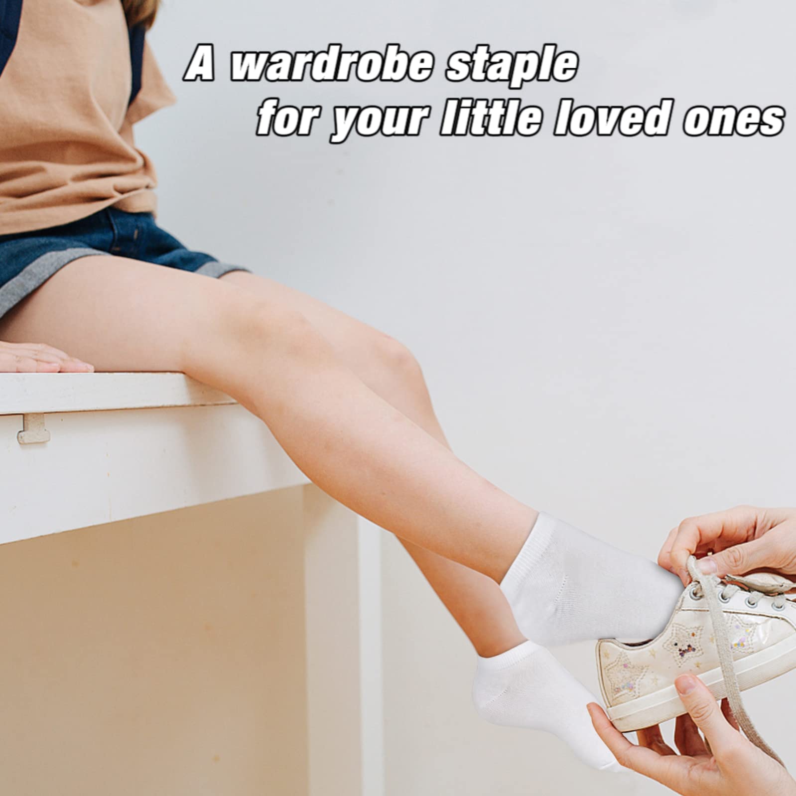 Kids Socks - 25 Pairs Toddler Low Cut Ankle Socks Set for Boys & Girls (2-4T)