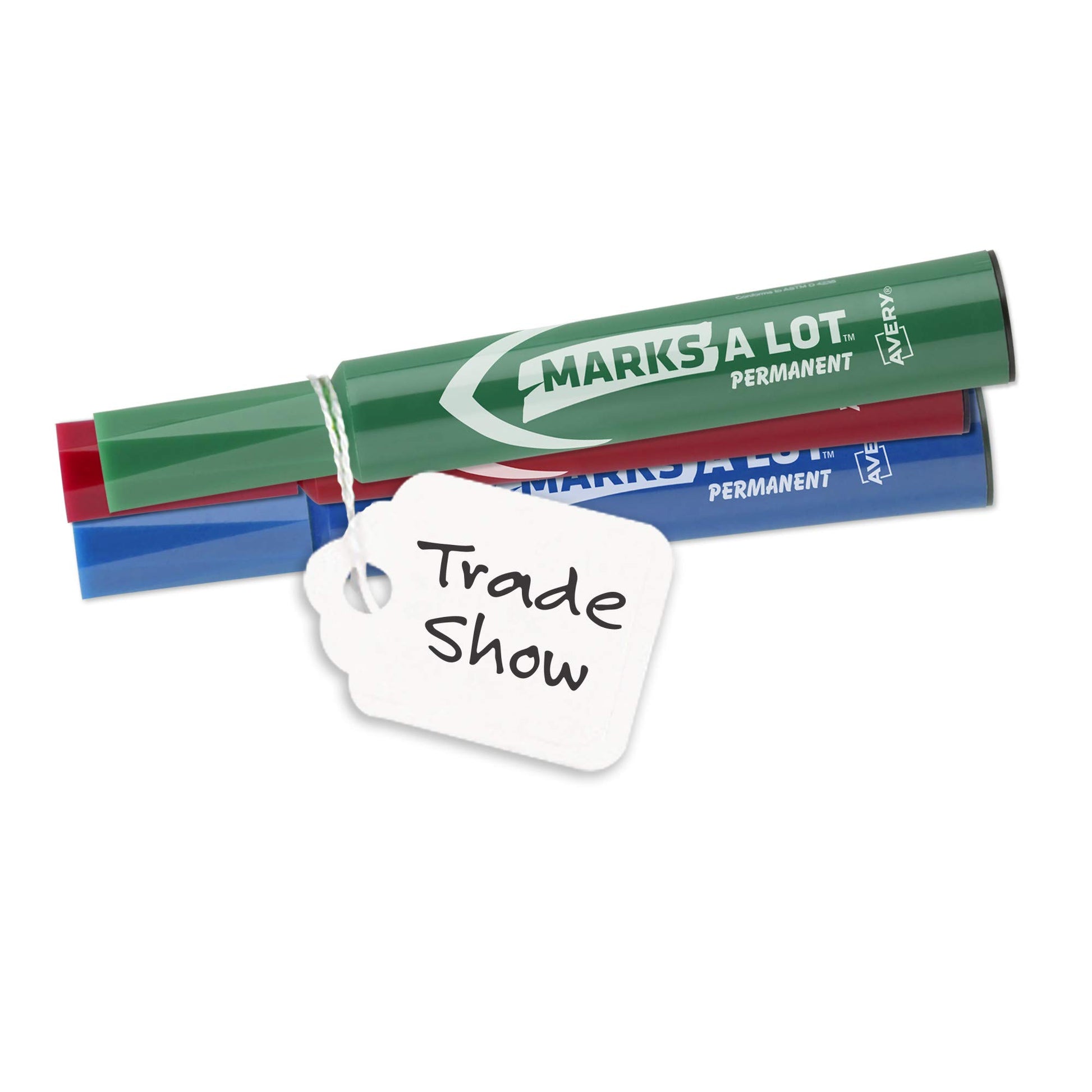 Avery Strung Marking Tags with String Attached, Gift Tags with String Attached, 1.75 x 1.09 in, Pack of 100 (6732)