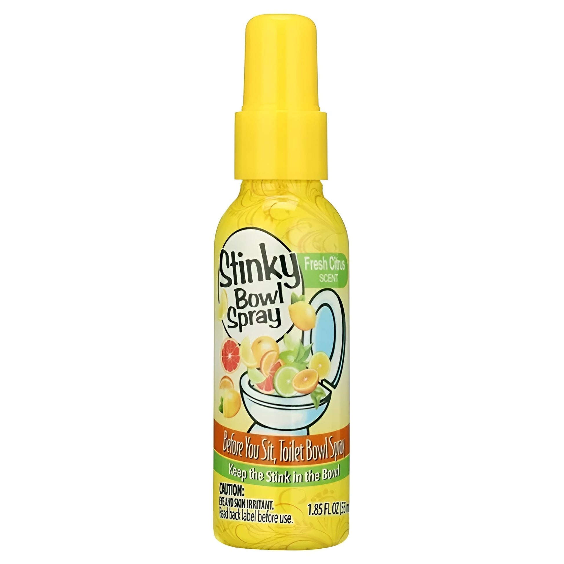 Set of 4 Stinky Bowl Spray 1.85oz - Before You Go Toilet Bathroom Deodorizer - Features Fresh Citrus Scent and Lavender Scent!