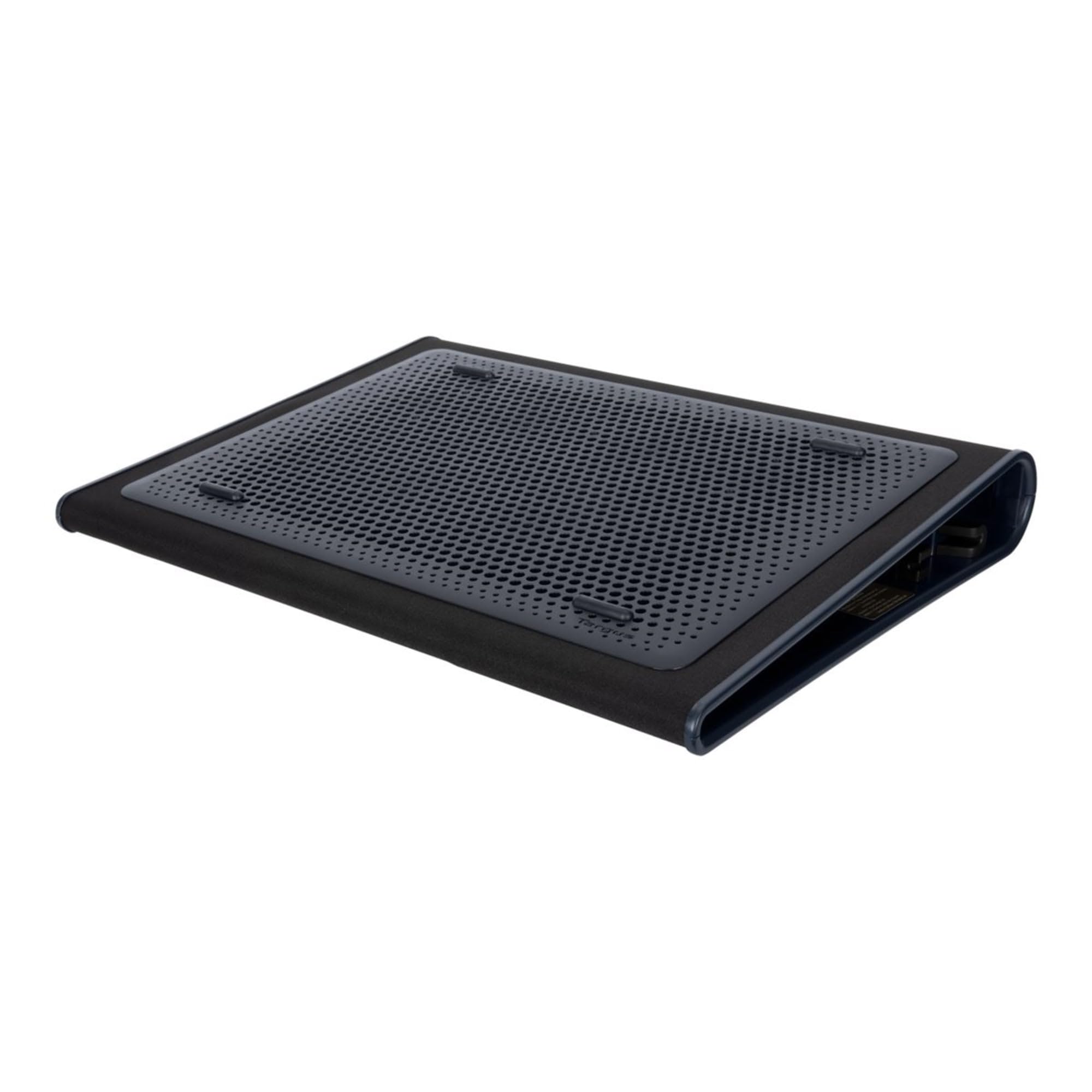 Targus 17 Inch Dual Fan Lap Chill Mat - Soft Neoprene Laptop Cooling Pad for Heat Protection, Fits Most 17" Laptops and Smaller - USB-A Connected Dual Fans for Heat Dispersion (AWE55US)