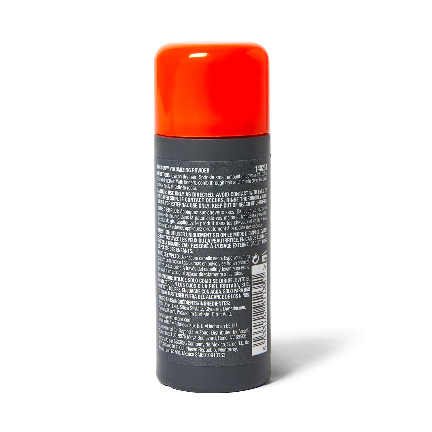 Beyond the Zone Rock On Volumizing Powder, Great for Unisex Styling, 8.5 oz.