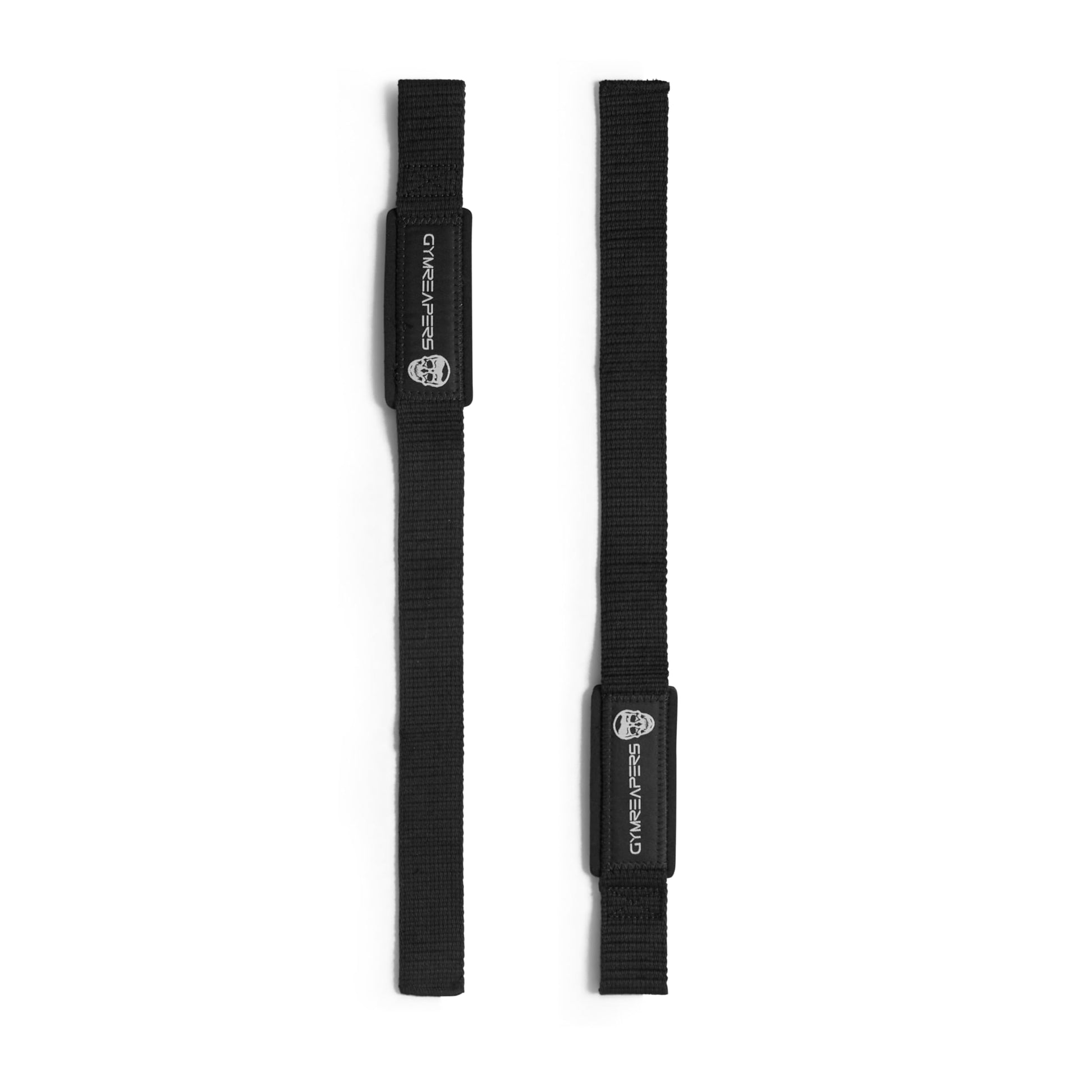 Gymreapers Lifting Wrist Straps for Weightlifting, Bodybuilding, Powerlifting, Strength Training, & Deadlifts - Padded Neoprene with 18" Cotton (Black)
