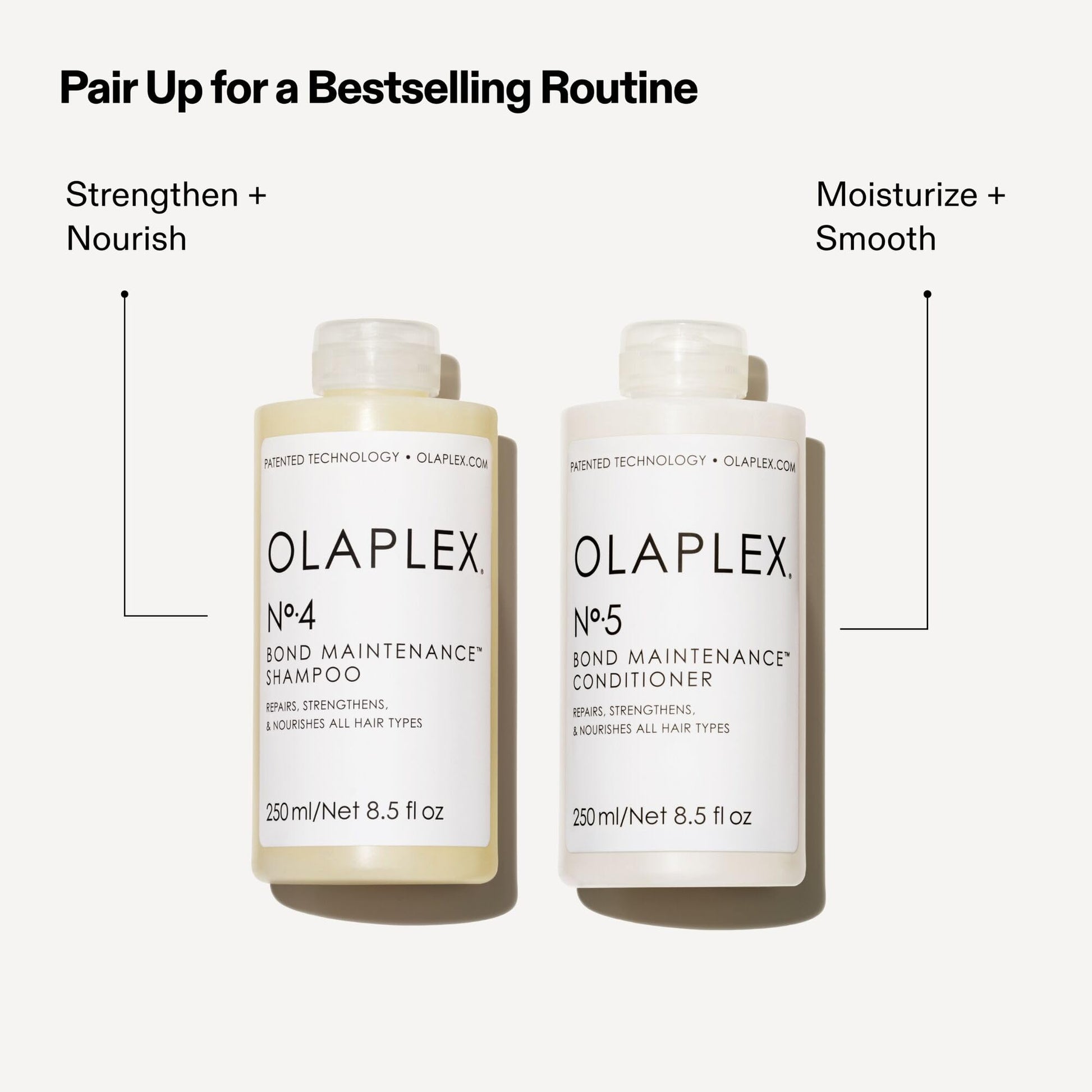 Olaplex No. 5 Bond Maintenance Conditioner, Repairs, Strengthens, & Nourishes All Hair Types, Leaving Hair Feeling Soft & Adds Shine, 8.5 fl oz