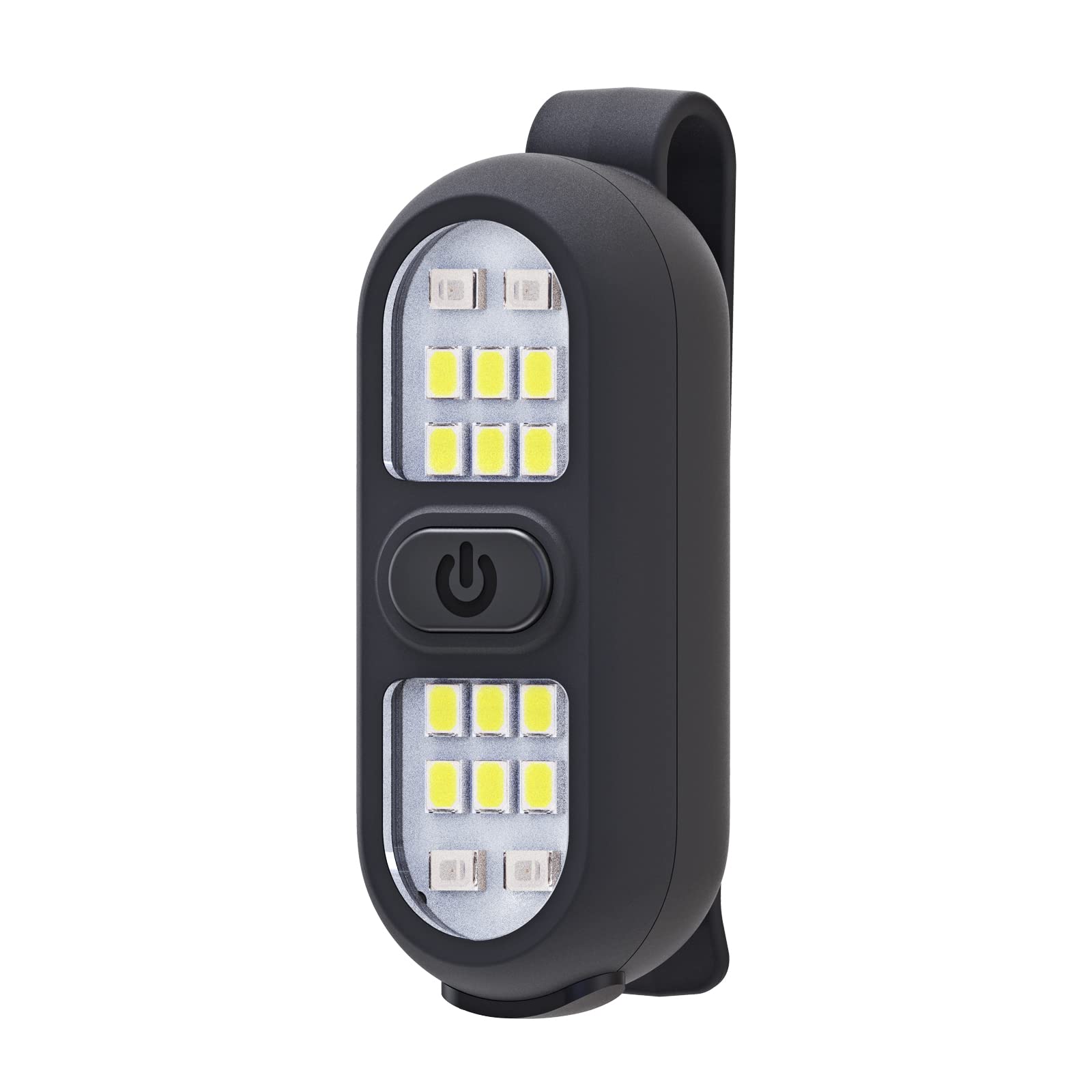 Ansteck-Taschenlampe, Lauflicht für Jogger Wiederaufladbare Sicherheitslichter zum Gehen bei Nacht Tragbare EDC-Taschenlampe Geschenk für Läufer Freihändige LED-Arbeitsleuchte Warnblinklicht Camping-Wanderausrüstung