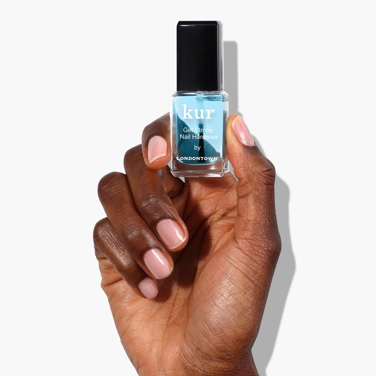 LONDONTOWN Get Strong Nail Hardener - Nail Strengthener Growth Treatment for Damaged Nails, Conditioning Nail Care for Long Healthy Nails, .40fl oz