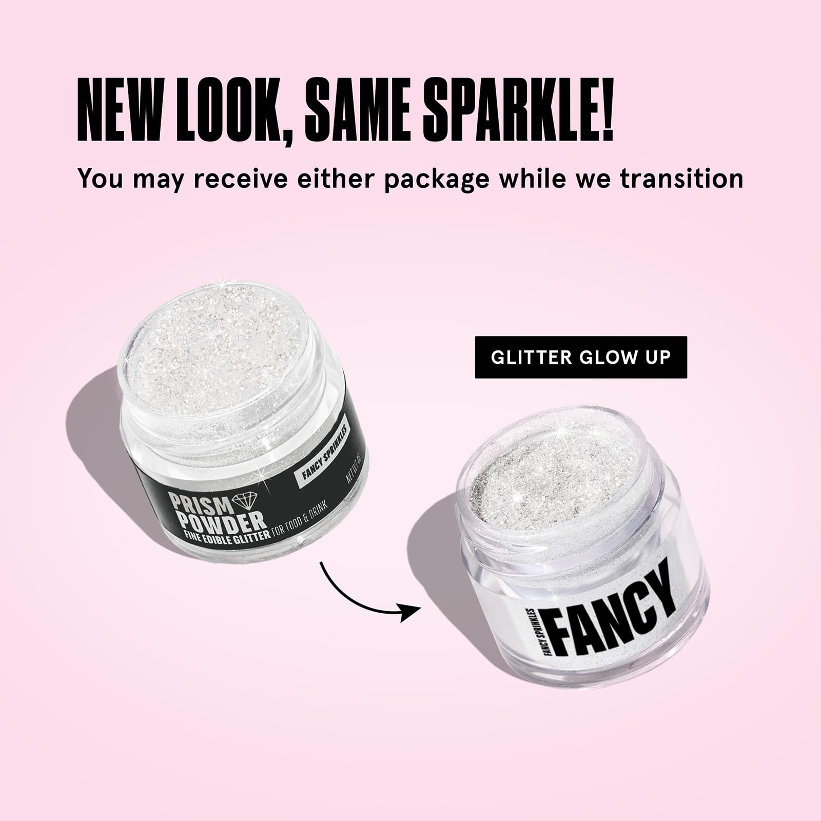 Fancy Sprinkles Moonstone Iridescent Premium Edible Glitter, 100% Edible Glitter for Sparkling Food & Drinks No Taste or Texture (4gm)