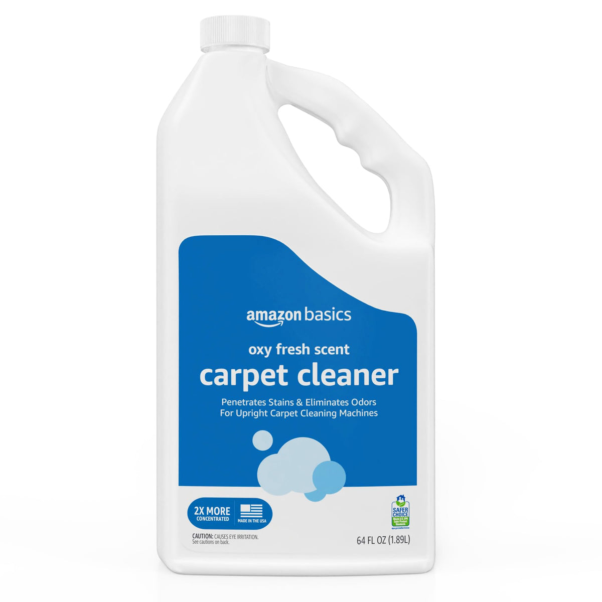 Amazon Basics Teppichreiniger, Teppichfleckenentferner, Frischer Duft, 1,89 l