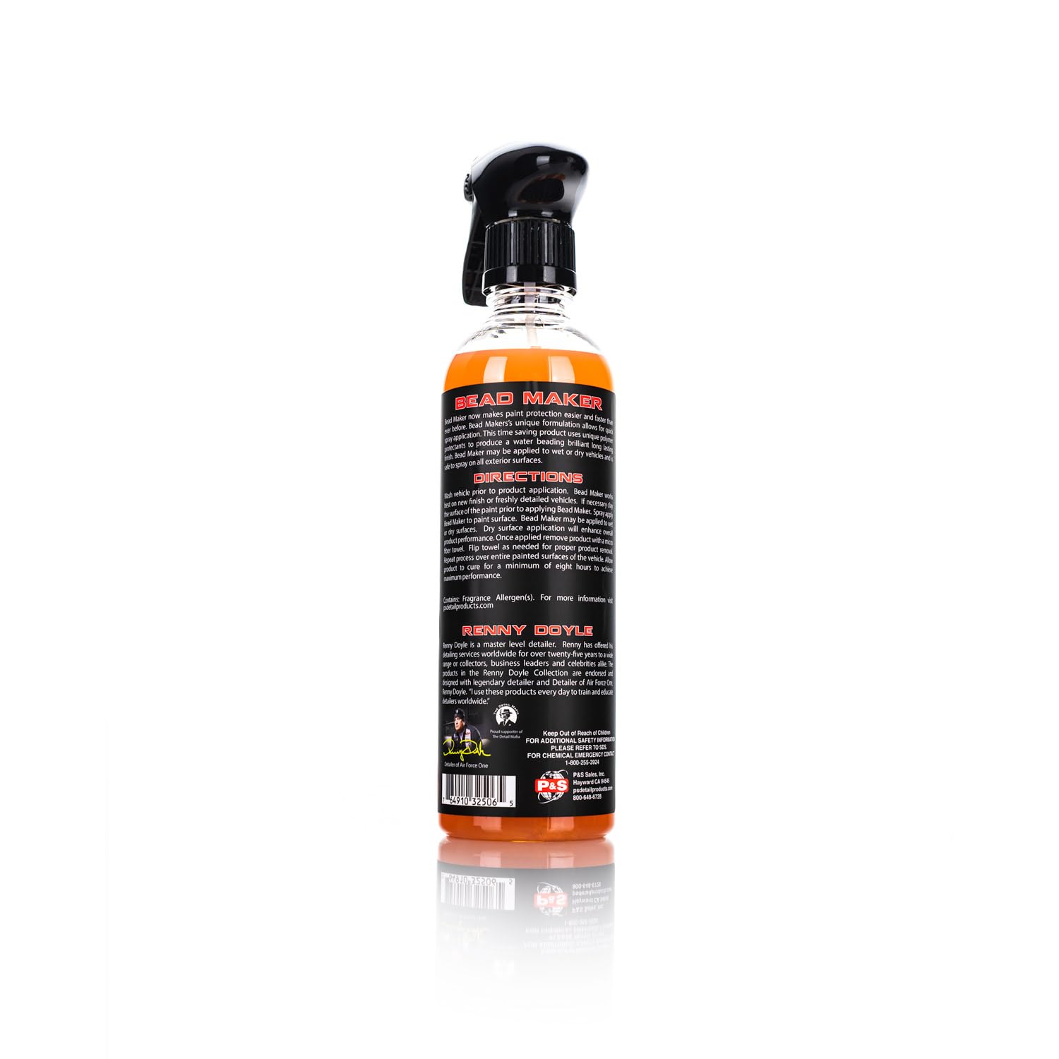 P & S PROFESSIONAL DETAIL PRODUCTS - Bead Maker - Paint Protectant & Sealant, Easy Spray & Wipe Application, Cured Protection, Long Lasting Gloss Enhancement, Hydrophobic Finish, Great Scent (1 Pint)
