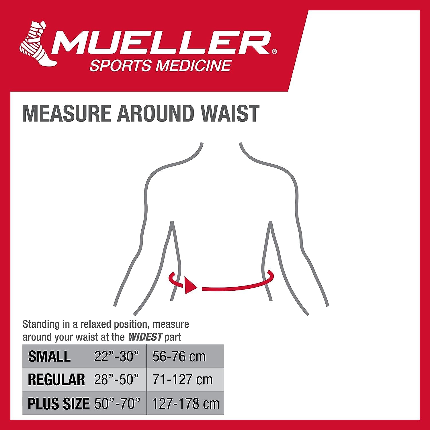 MUELLER Sports Medicine Lumbar Back Brace with Removable Pad, Ideal for Upper and Lower Back Pain, Relief & Support for Men and Women, Strains, Sciatica, Scoliosis, Black, Regular Size