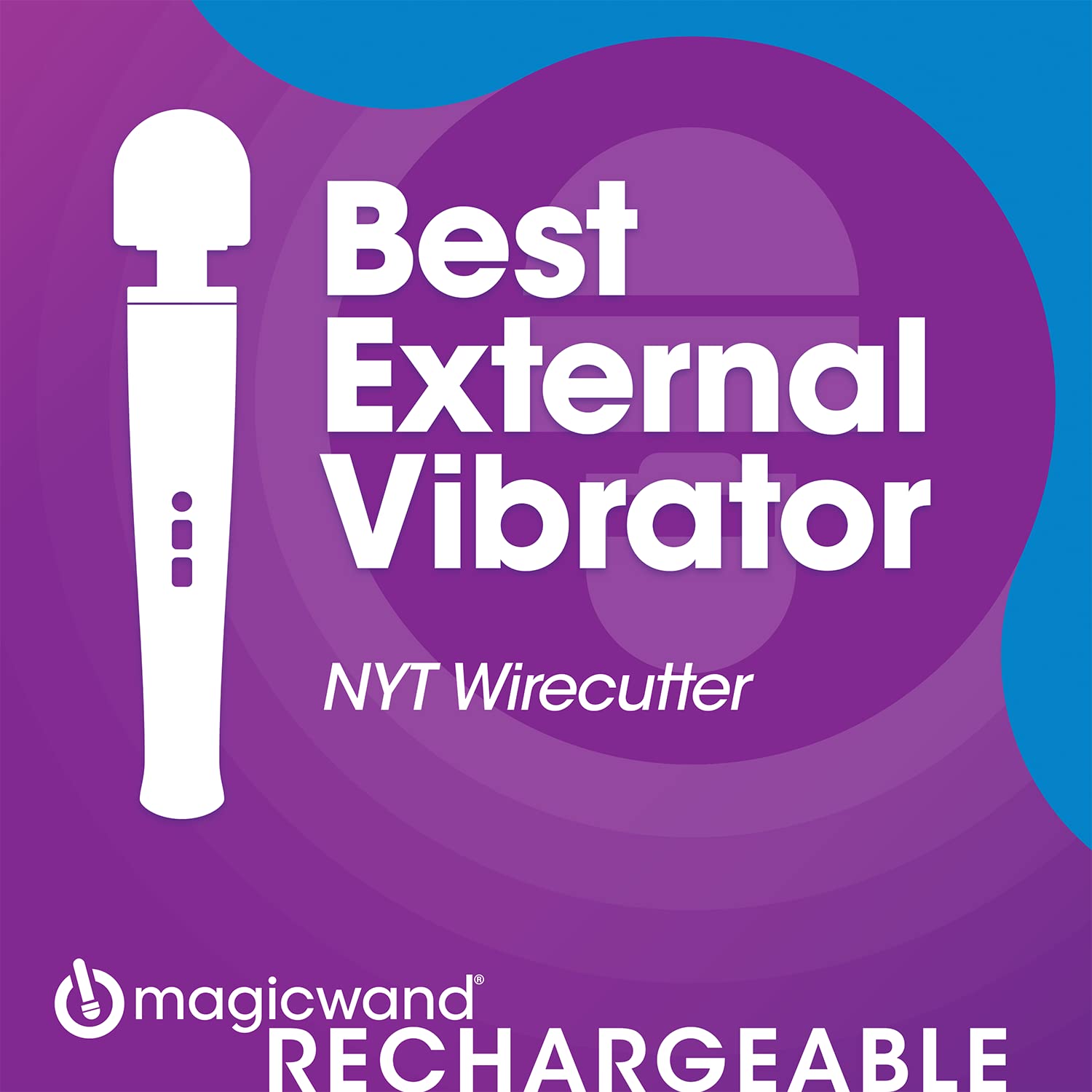 Magic Wand Massager Rechargeable HV-270 – Cordless Multi-Function Variable-Speed Neck Massager with Soft Silicone Head - Personal Massagers for Women, Neck, Hand, Back, Muscle, and Head Massager