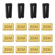KALIONE Ceiling Fan Blade Balancing Kit Including Fan Balancing Clips and 12pcs Metal Self-Adhesive 3G Weight Practical Fan Balance Kit for Ceiling Fan Weight Balancing 4pcs