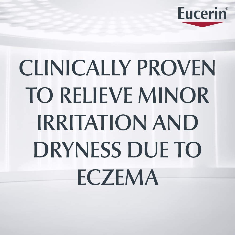 Eucerin Baby Eczema Relief Cream and Body Wash (13.5 Fl Oz) + Baby Eczema Cream (8 Oz), Fragrance Free Skin Care Set with Colloidal Oatmeal (Skin Protectant)