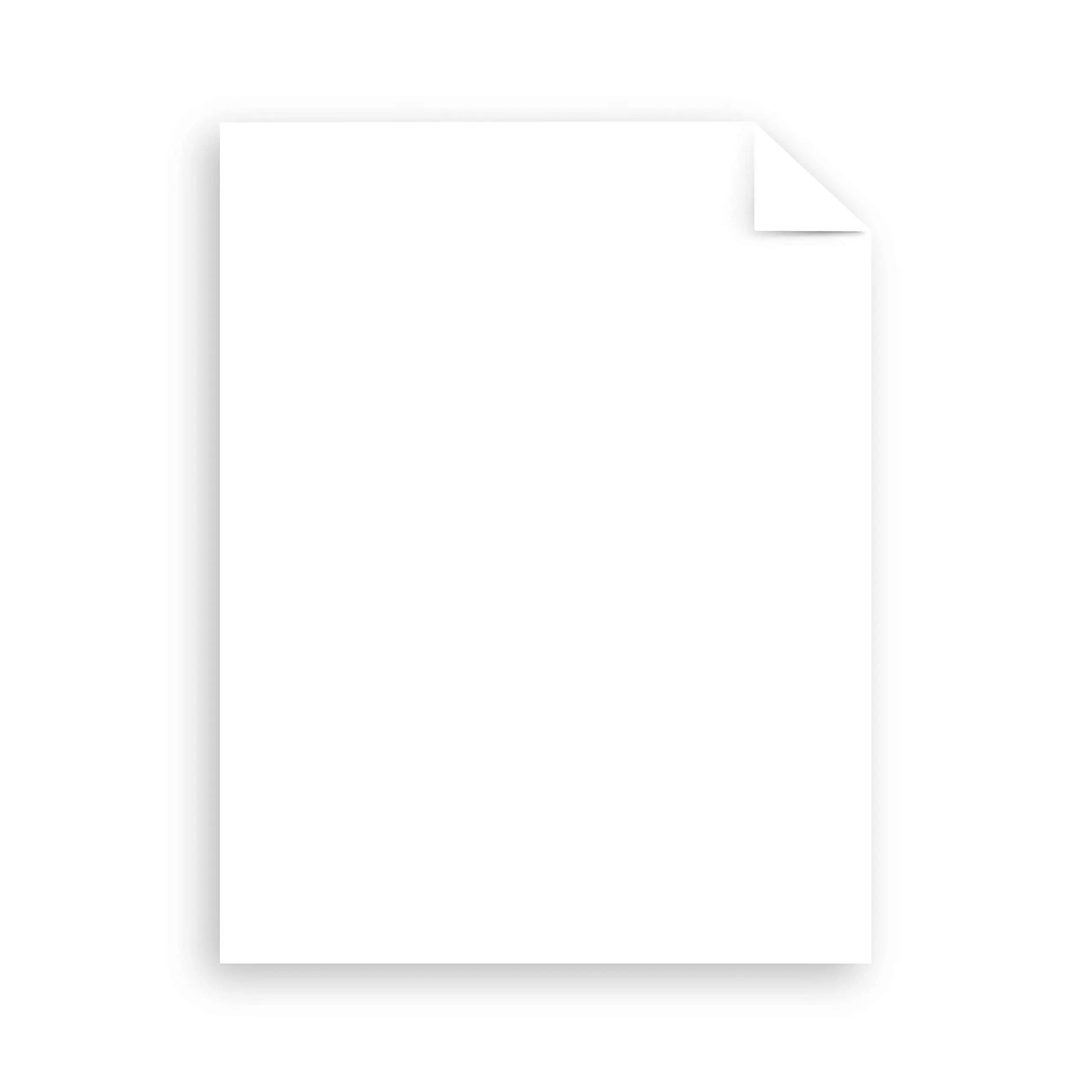 Neenah White Index Paper, Mediumweight, 300 Sheets, 199 gsm, 94 Brightness, 8.5" x 11" - MORE SHEETS! (91635)