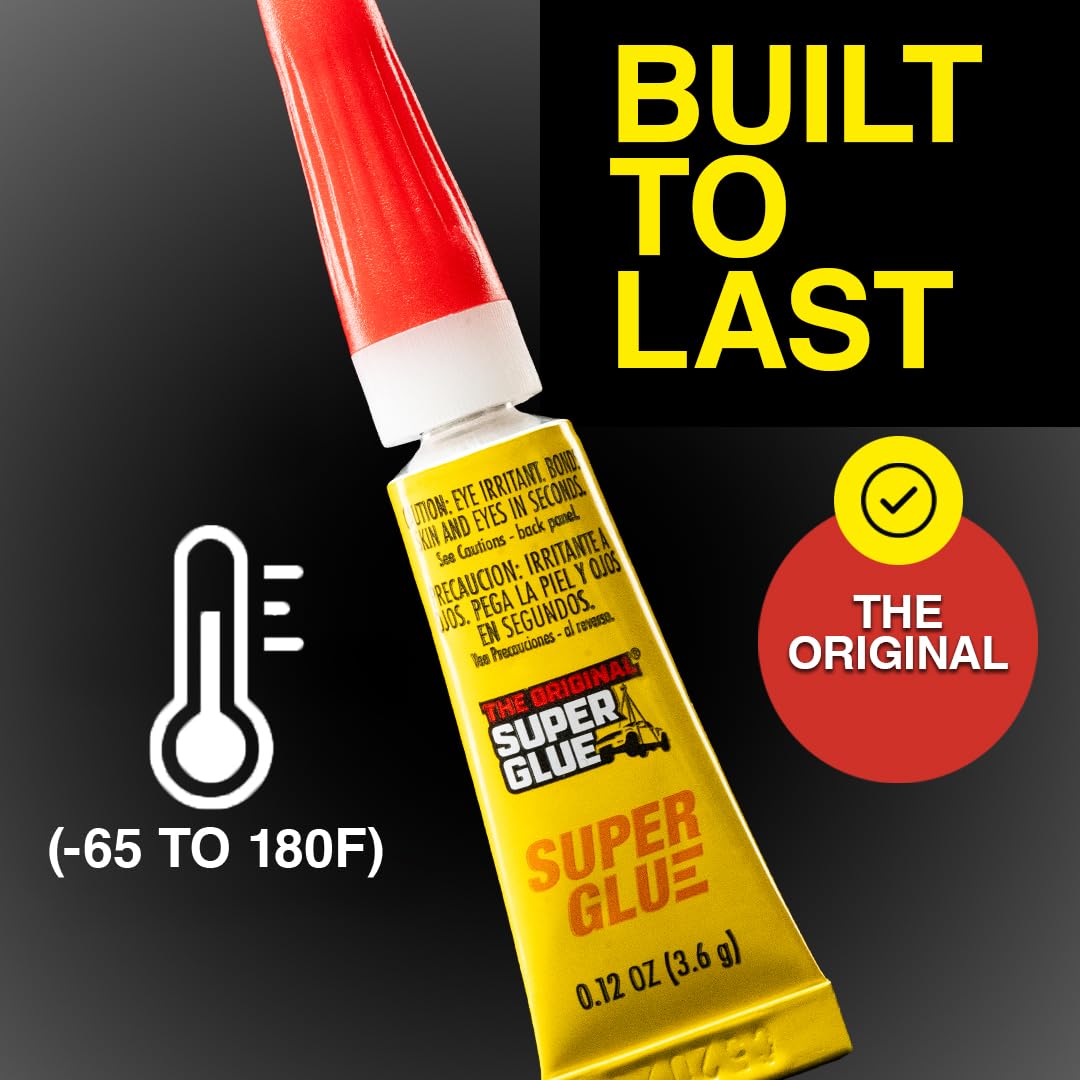 Super Glue 15187 , Clear- pack of 12