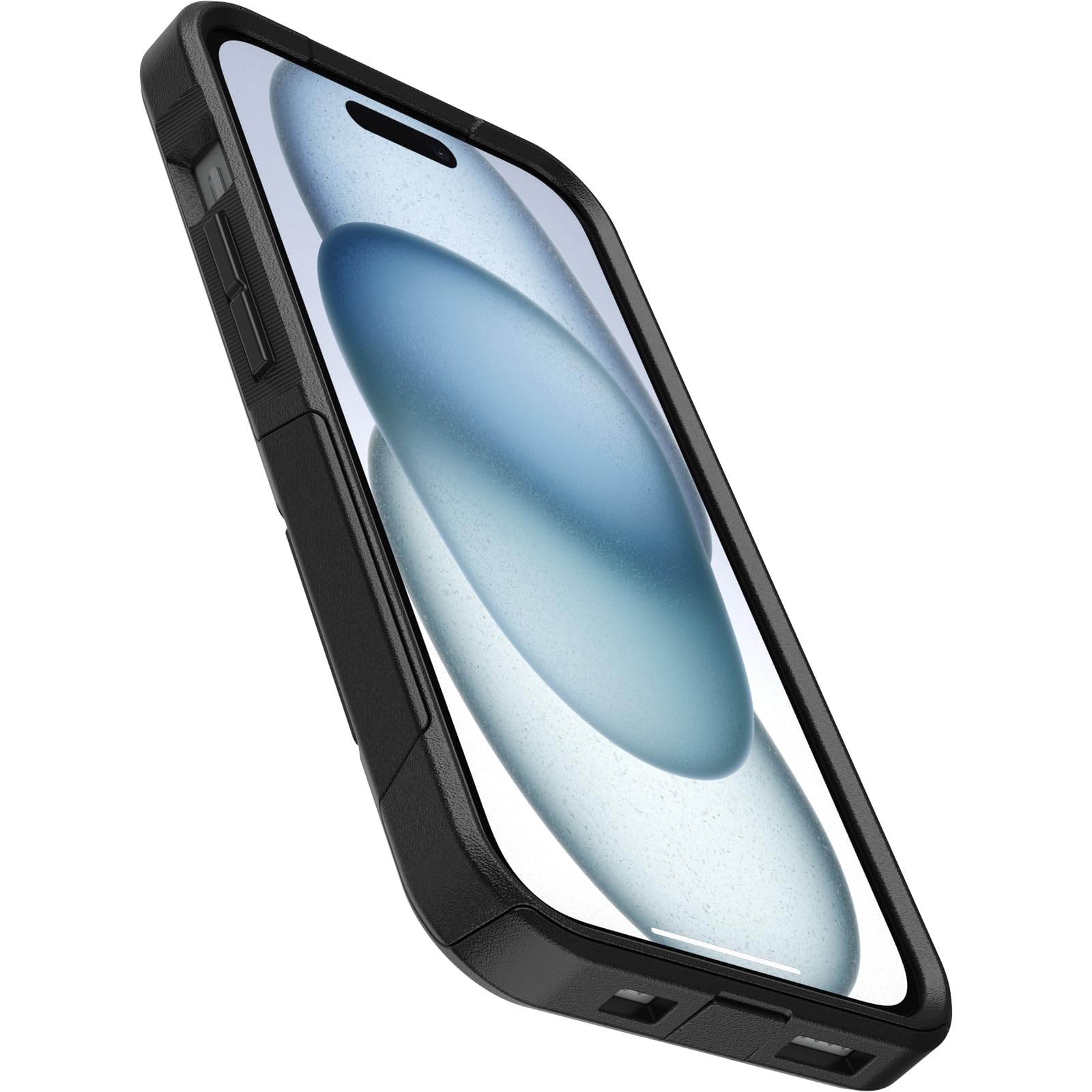 OtterBox iPhone 16e, 15, 14, & 13 Commuter Series Case - Black, Slim & Tough, Pocket-Friendly, with Port Protection