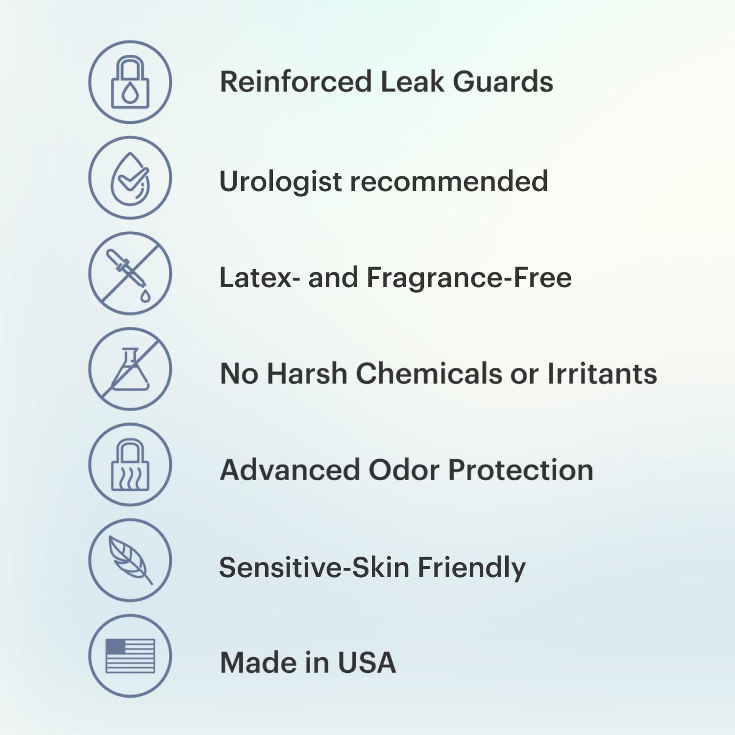 Because Premium Guards for Men - 20 Count Pack of Discreet, Individually Wrapped Bladder Protectors - Complete Absorbency, Fast-Locking, Odor Control - Comfort Fit, 2 Cups of Absorbency