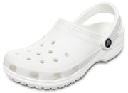 Crocs Unisex-Adult Classic Clogs, White, 9 Men/11 Women