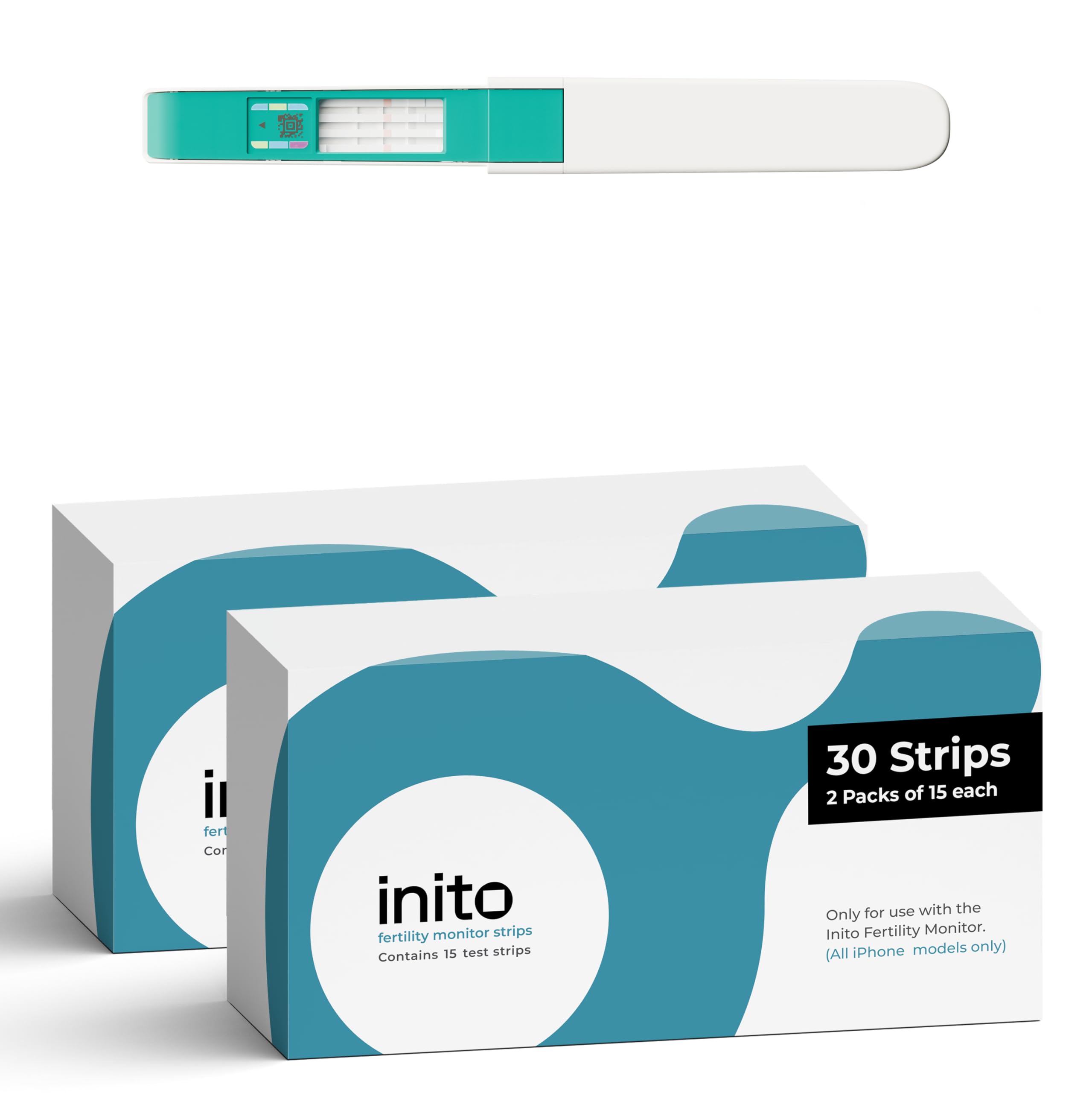 Inito Fertility Test Strips | Pack of 30 | Compatible only with Inito Fertility Monitor | Compatible with iPhone Models only