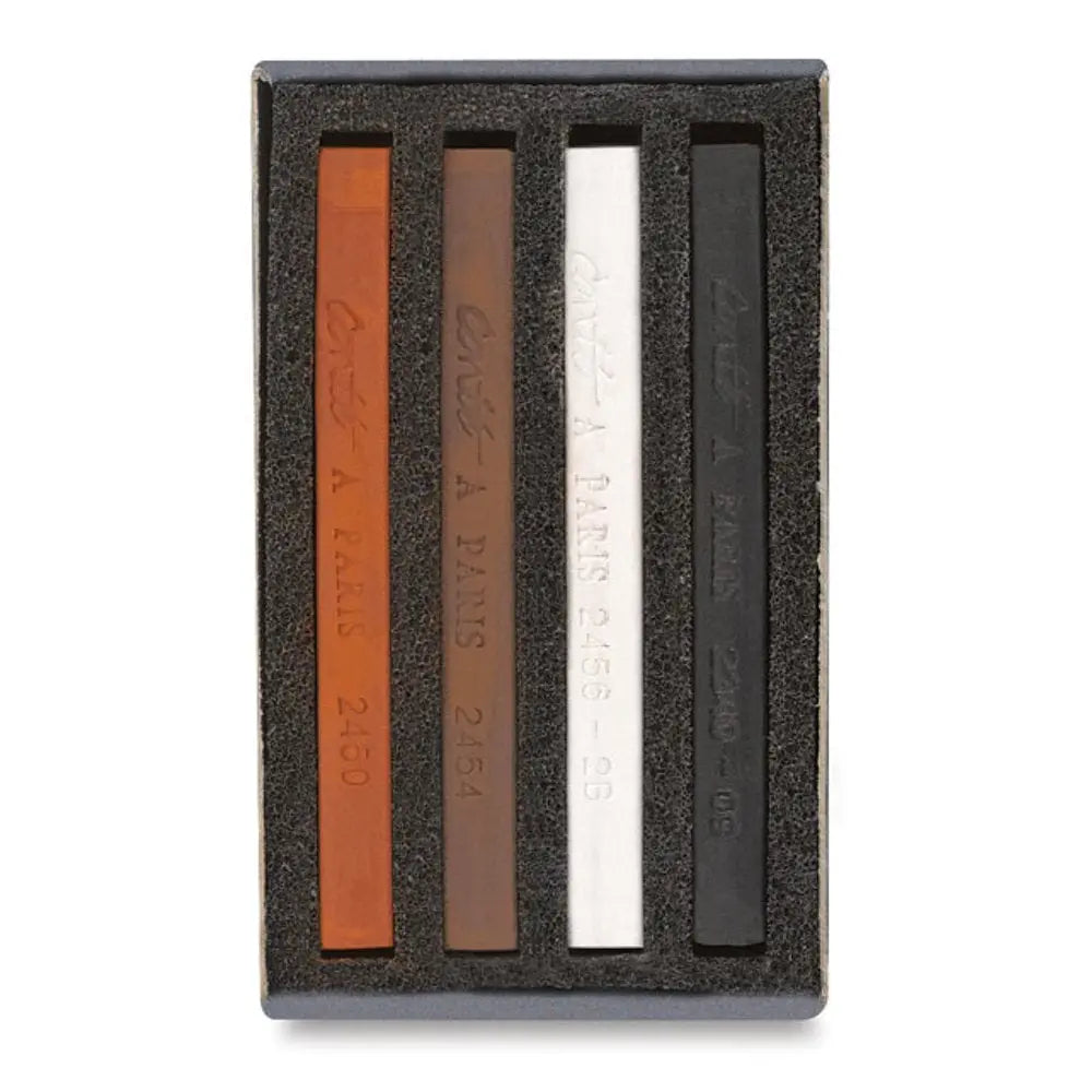 Conté à Paris Crayons - Sketching Colors, Matchbox Set, Set of 4
