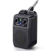 LEKATO Mini Electric Guitar Amp 5W, Portable Guitar Amp Bluetooth with Built-in 4 Effects, Clean Distortion Overdrive Reverb, Rechargeable Small Amplifier for Practice, Black (JA-05G)