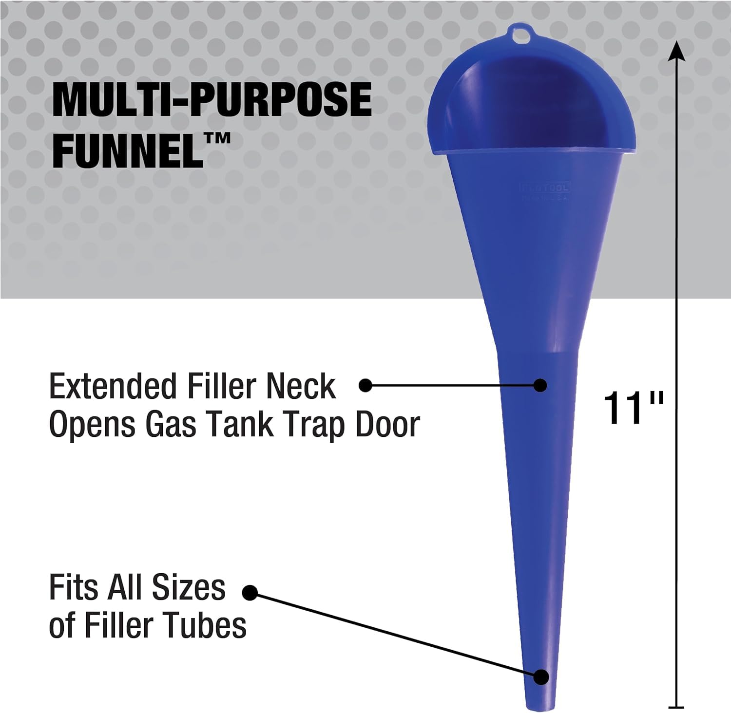 FloTool 10712MX4 Super Quad Funnel for Oil, Lubricant and Other Fluids, 4pk
