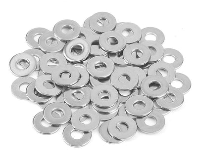 1/4" Stainless Flat Washer, 5/8" Outside Diameter, 18-8(304) Stainless Steel Washers Flat (100 Pack)