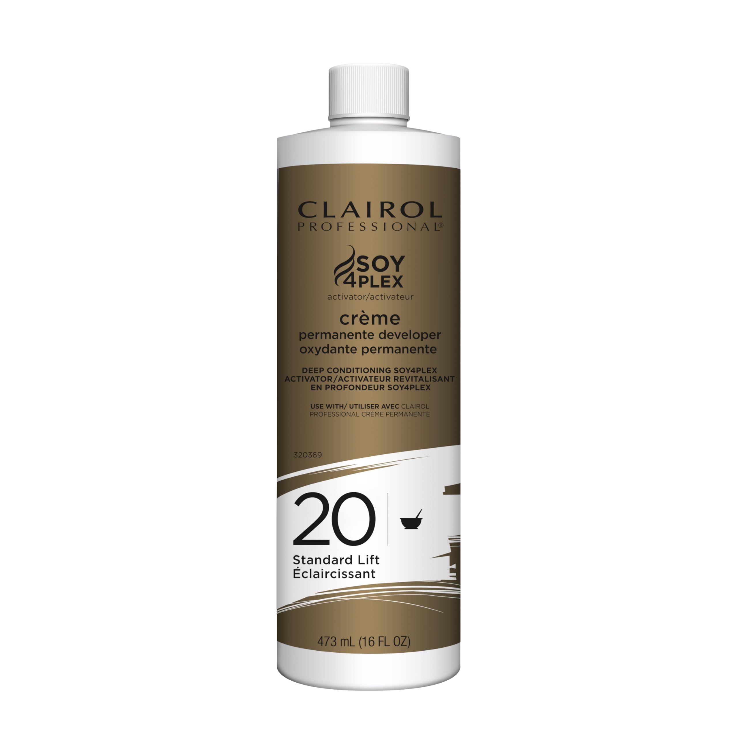 Clairol Professional Crème Permanente 20 volume Hair Developer, 16 oz. - Packaging May Vary