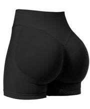 VOYJOY Women Workout Impact Shorts 2.5"/ 3.6"/ 4.5"/ 6" Scrunch Butt Lifting Gym Seamless Booty Biker Shorts Black
