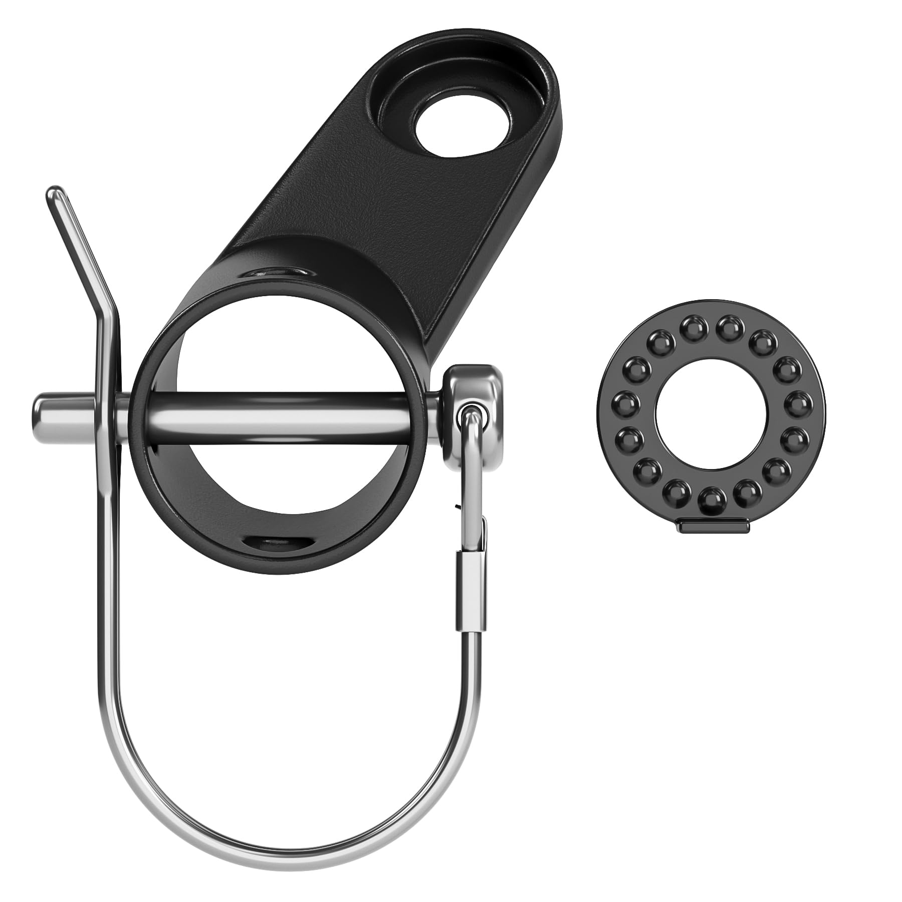 Titanker Upgraded Bike Trailer Hitch for Schwinn, Bike Trailer Coupler Bike Trailer Attachment for Instep, Bike Trailers Adapter for Cargo Trailer (1 PC-Black)