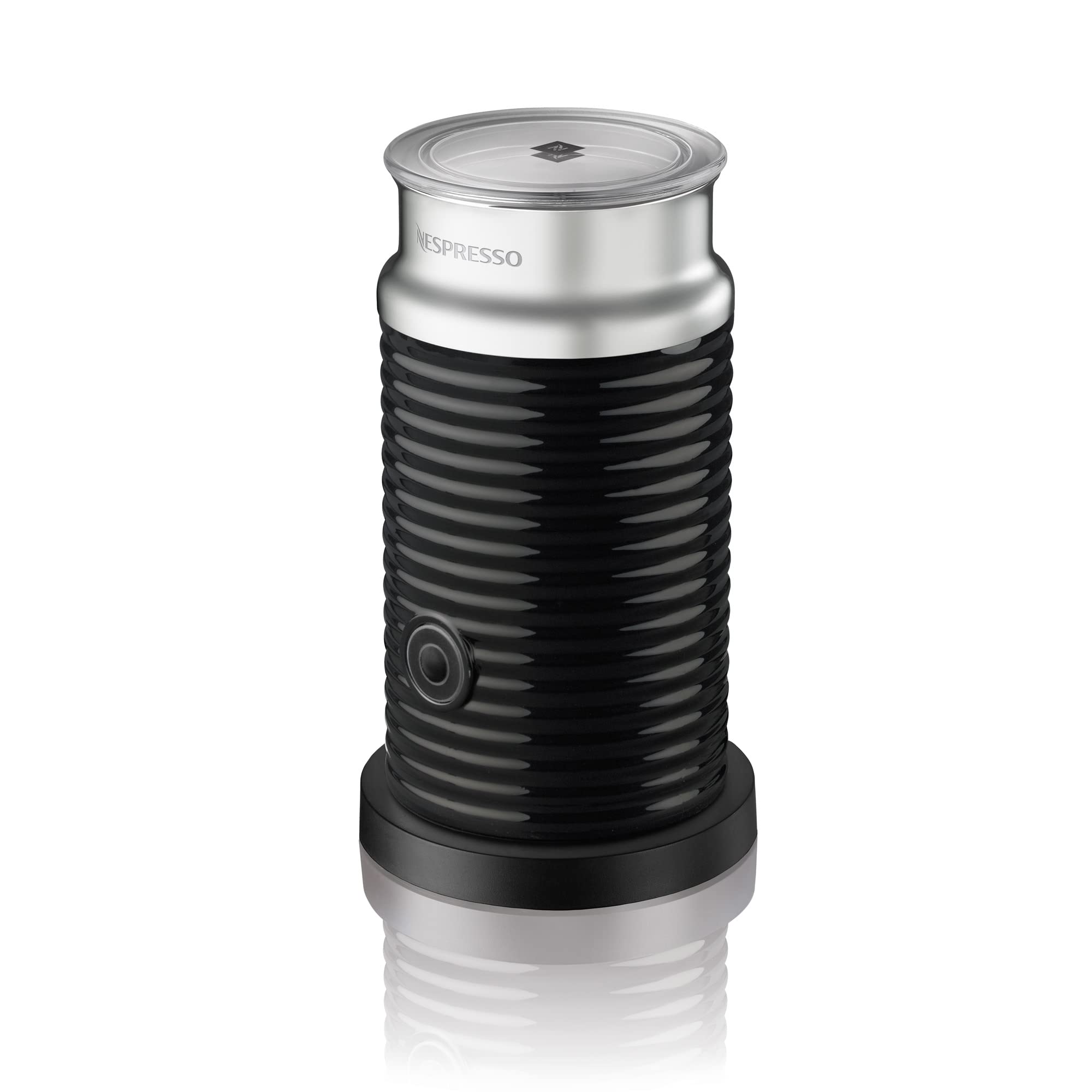 Nespresso Aeroccino 3 Milk Frother, Black, Steel