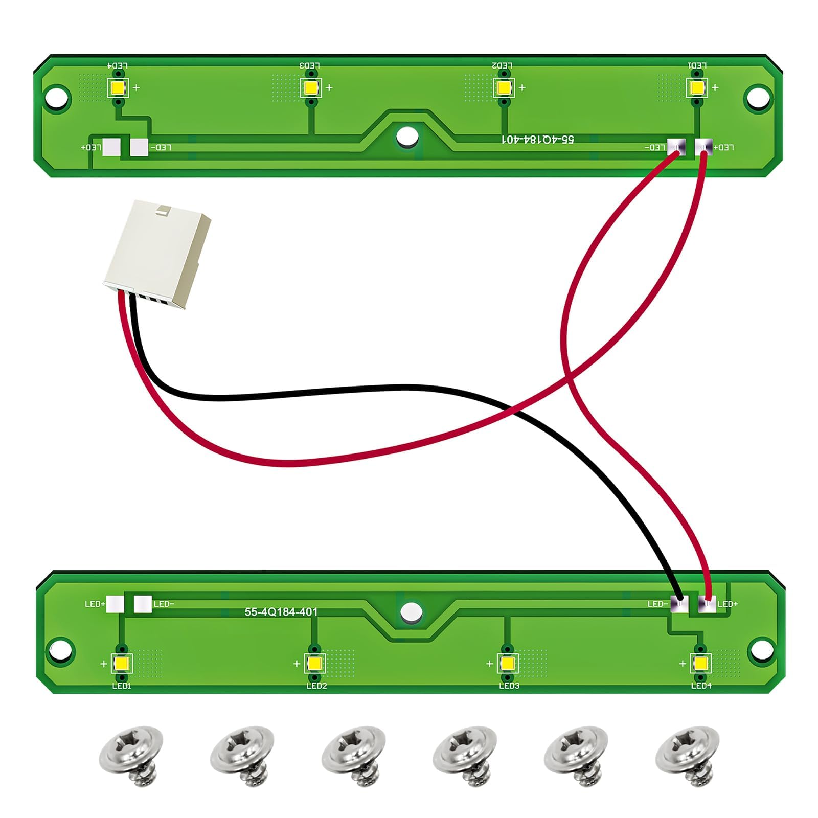 HPUY W11043011 W11527432 W11387579 W11042554 W10866538 Refrigerator LED Light Compatible for Whirlpool Refrigerator LED Light Replace wrx735sdhz00 WRX735SDHZ02 55-4q184-401 Q184G2 Q184G4