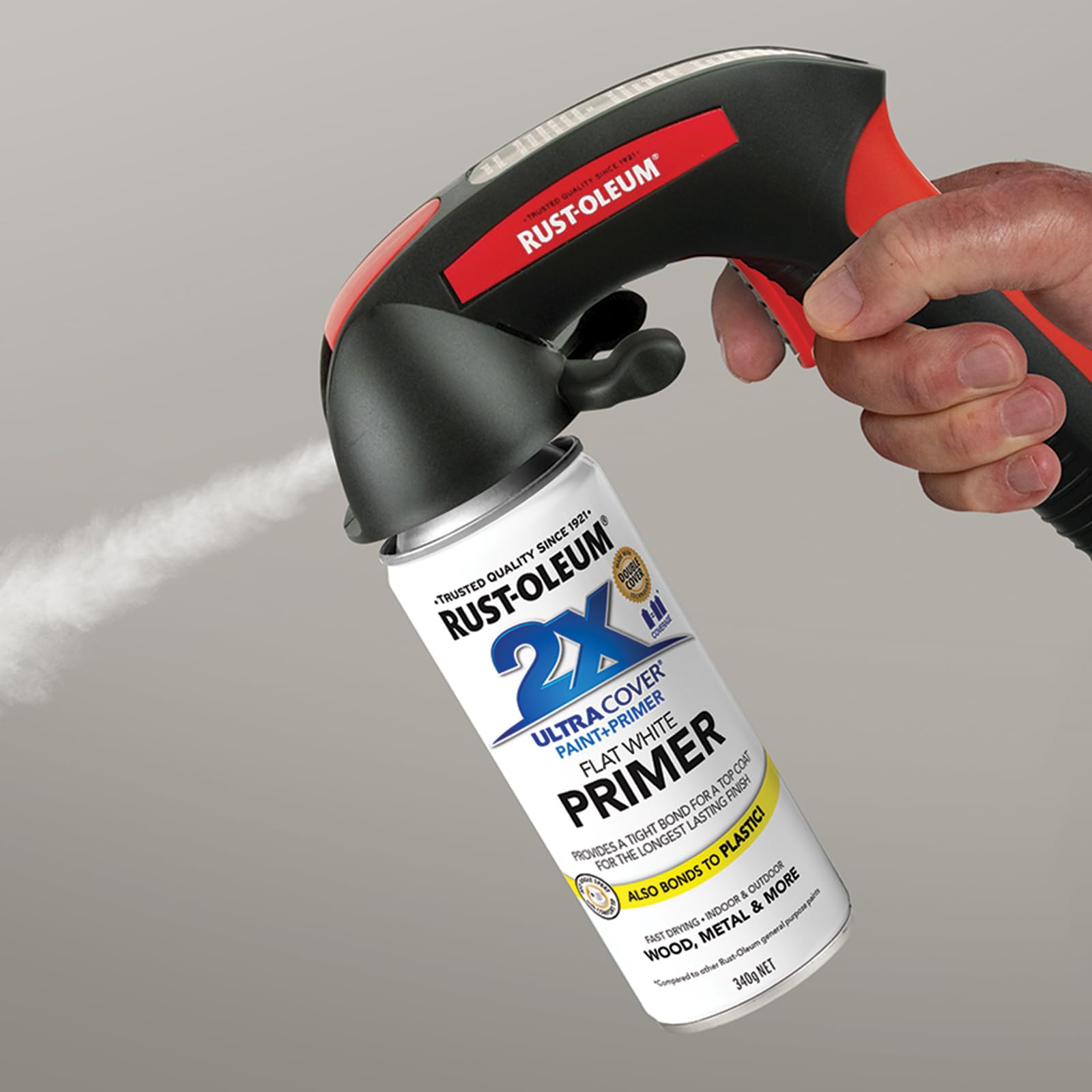 Rust-Oleum 241526 Comfort Grip , Black , 2 in x 7.25 in