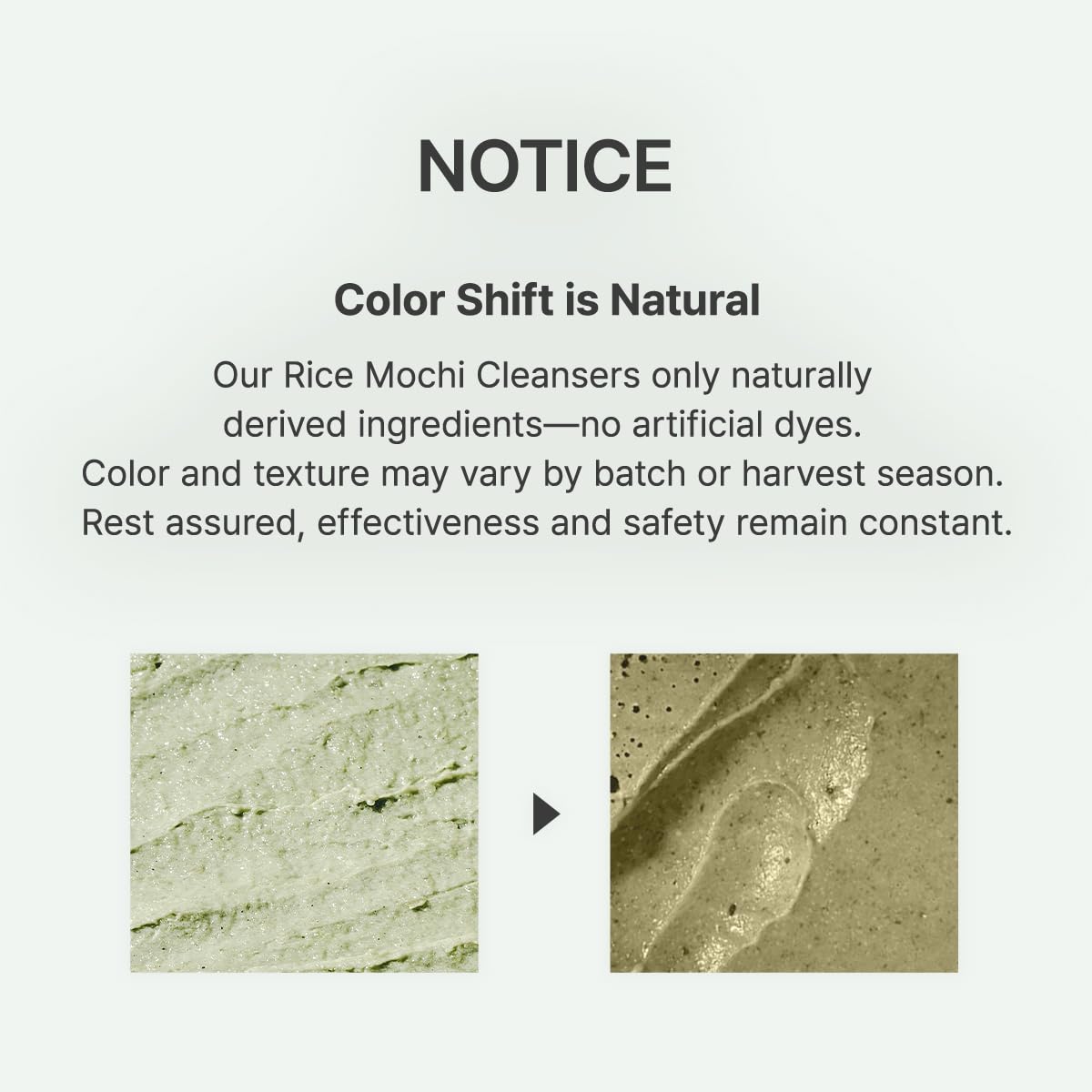 Arencia Korean Rice Mochi Face Cleanser - Face Mask, Foaming Cleanser, Gentle Scrub All in One - Deep Cleansing, Moisturizing, Pore Minimizing, Removing Blackhead- with Rice Water & Green Tea, Mugwort