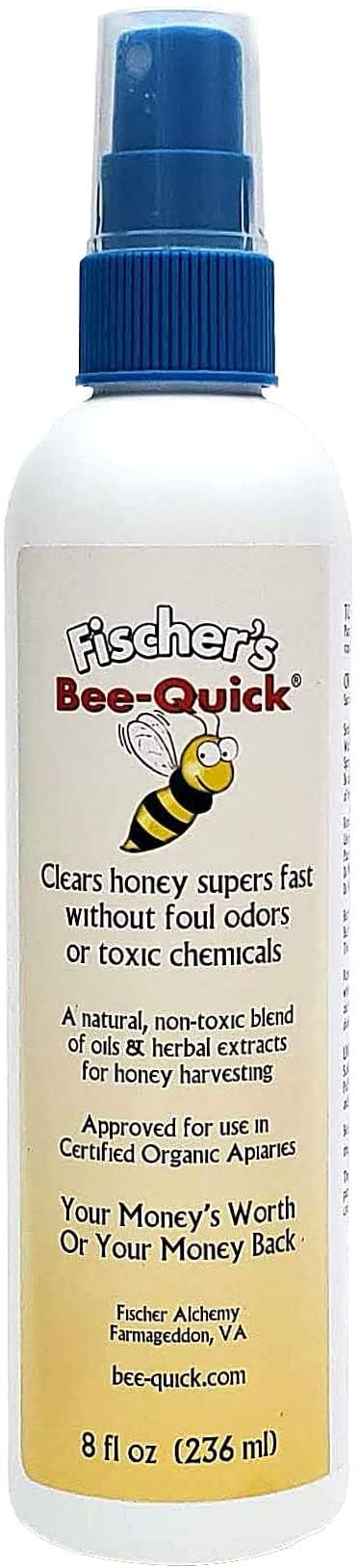 Bee-Quick® for Honey Harvesting - a Safe and Organic-Approved Beekeeper-Only Tool to Clear Honey Supers (8oz)
