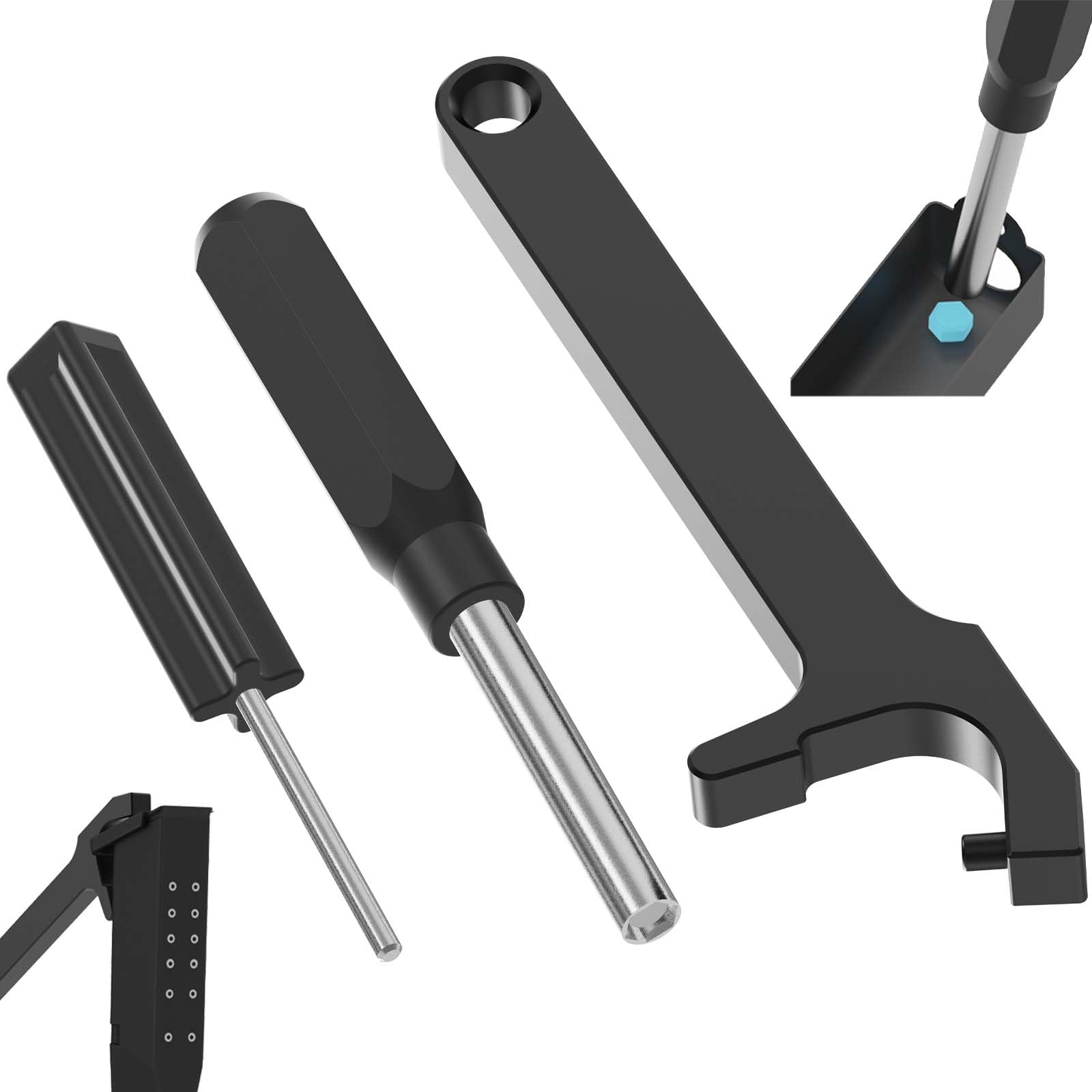 Ltnsimy Tool Kit for Glock, Front Sight Remove Magazine Disassembly Tools for Glock 17 19 19x 26 27 43 43x Accessories
