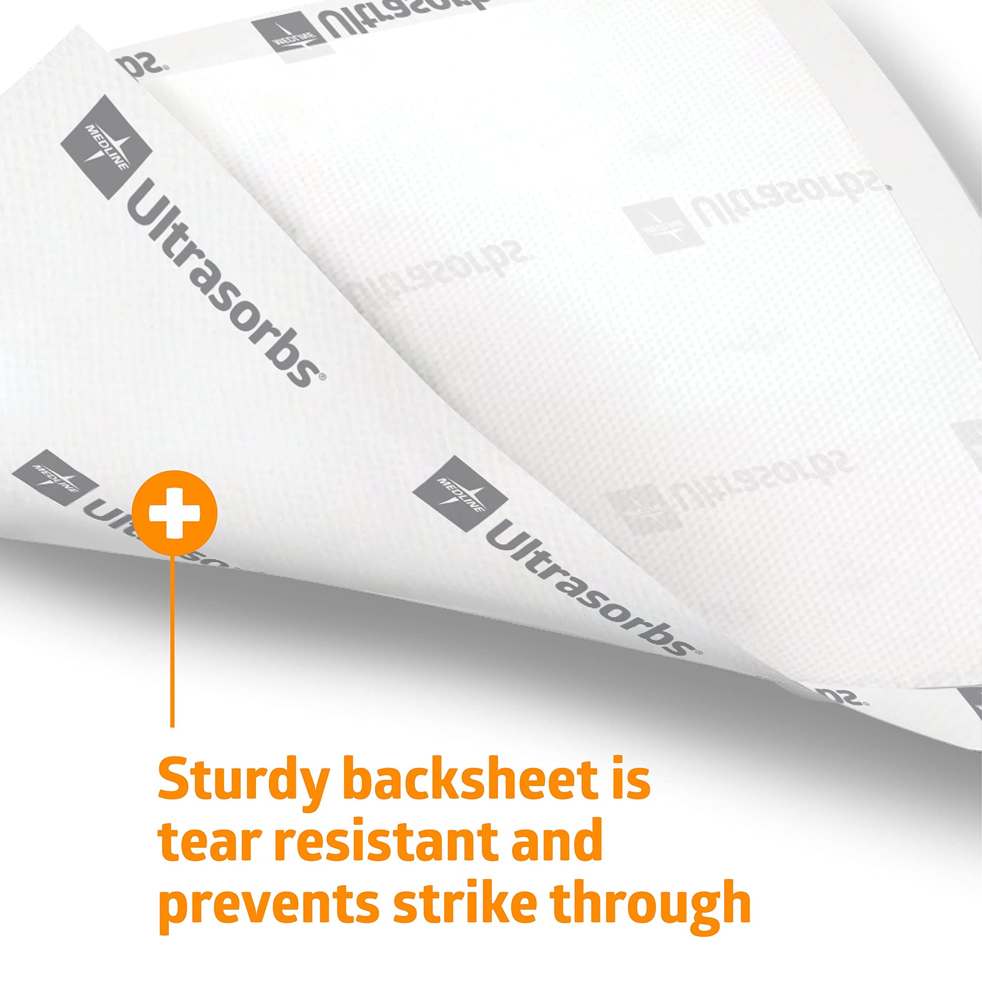 Medline Ultrasorbs Bed Pads Disposable Adult, Advanced+ Premium Ultra Thick, 30x36, 25 Count, Chucks Pads Disposable Adult, Heavy Duty Chux Pads, for Incontinence, Full Body Coverage