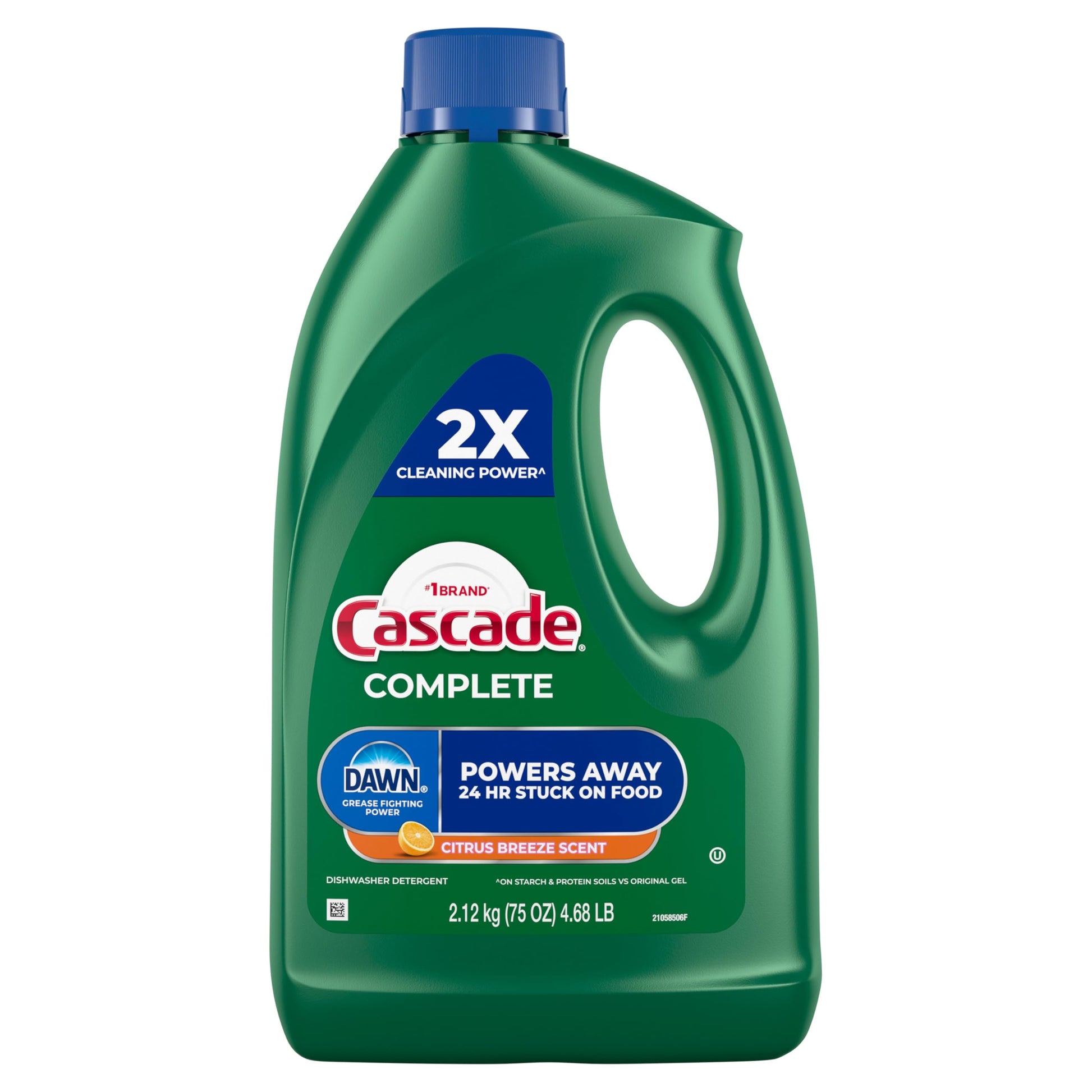 Cascade Complete Gel All-in-1 Dishwasher Detergent - Citrus breeze - 75 oz Packaging May Vary