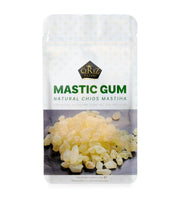 Cerez Pazari Natural Mastic Gum 0.88 oz (25g), Greek Chios Pure Resin, Sugarless Gum Made From Resin Of Mastiha Trees, Jaw Exerciser, Vegan, Non-GMO