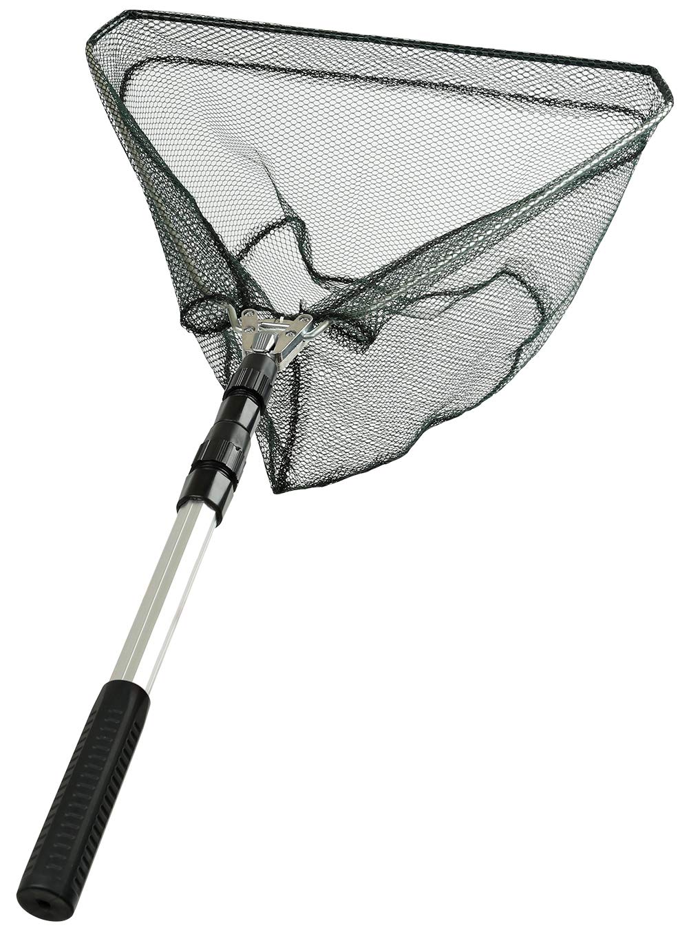 Fishing Landing Net with Telescoping Pole Fishing Net Freshwater Fishing Net for Pond, Handle Full Extended to 50 Inches