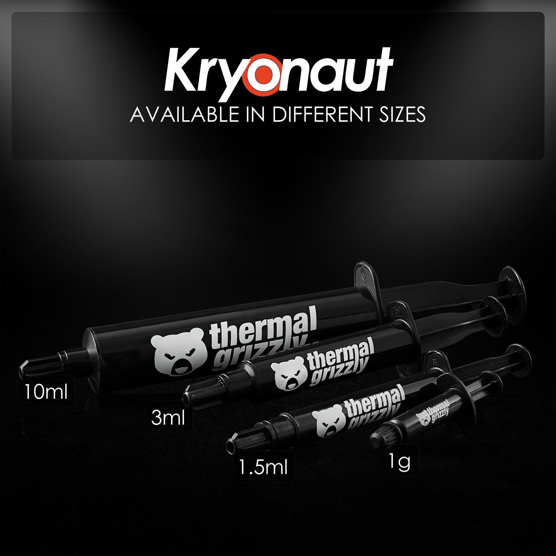 Thermal Grizzly Kryonaut - 1 Gram - Extremly High Performance Thermal Paste - for Demanding Applications and Overclocking CPU/GPU/PS4/PS5/Xbox