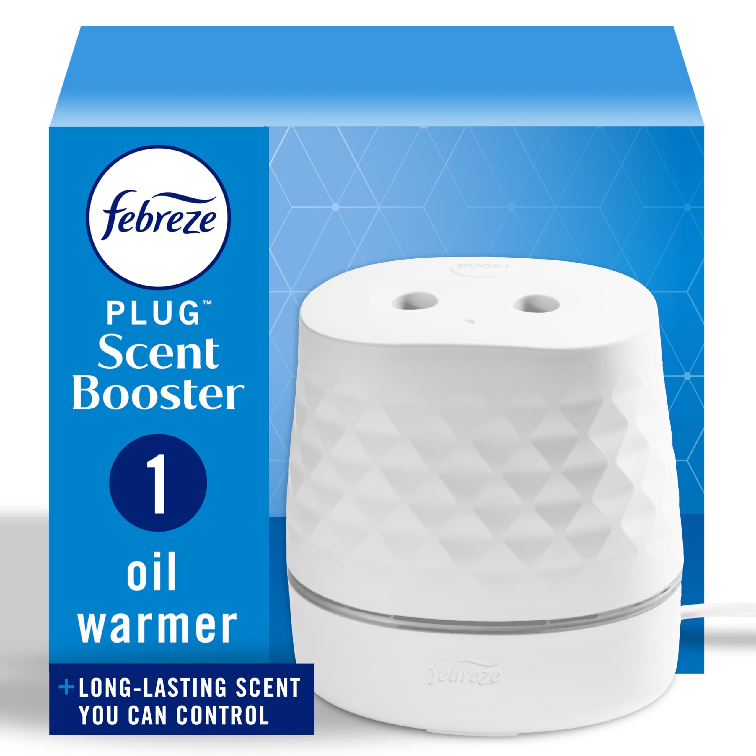 جهاز توزيع الزيت المعطر لتعزيز رائحة فيبريز Plug Scent Booster، متوافق مع عبوات إعادة تعبئة معطر الجو Febreze Plug