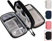 CAOODKDK Electronics Accessories Organizer Pouch Bag, Travel Universal Organizer for Cable, Charger, Phone, SD Card, Business Travel Gadget Bag