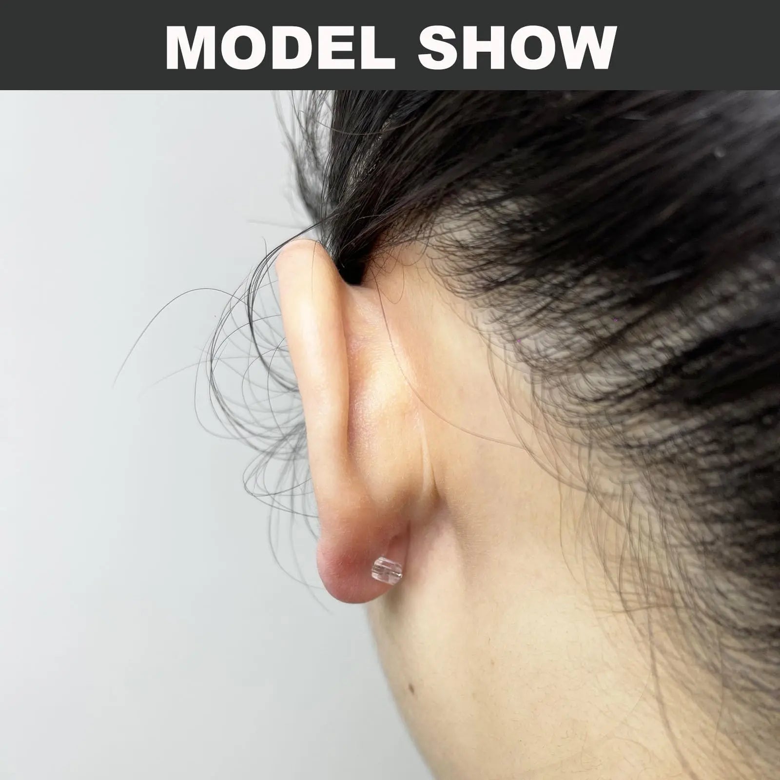 6 Styles Silicone Earring Backs, 600 Clear Soft Hypoallergenic Plastic Rubber Earring Backs Clutch Stoppers Kits for Fish Hook Hoops