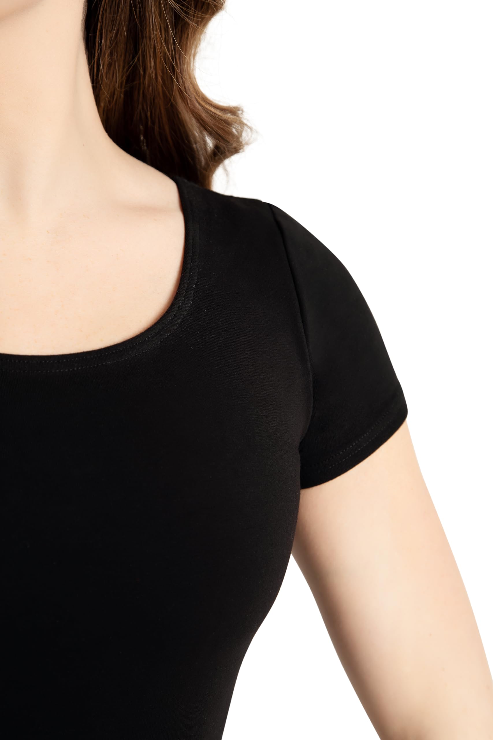 Capezio Women's Classic Short Sleeve Leotard,Black,Medium